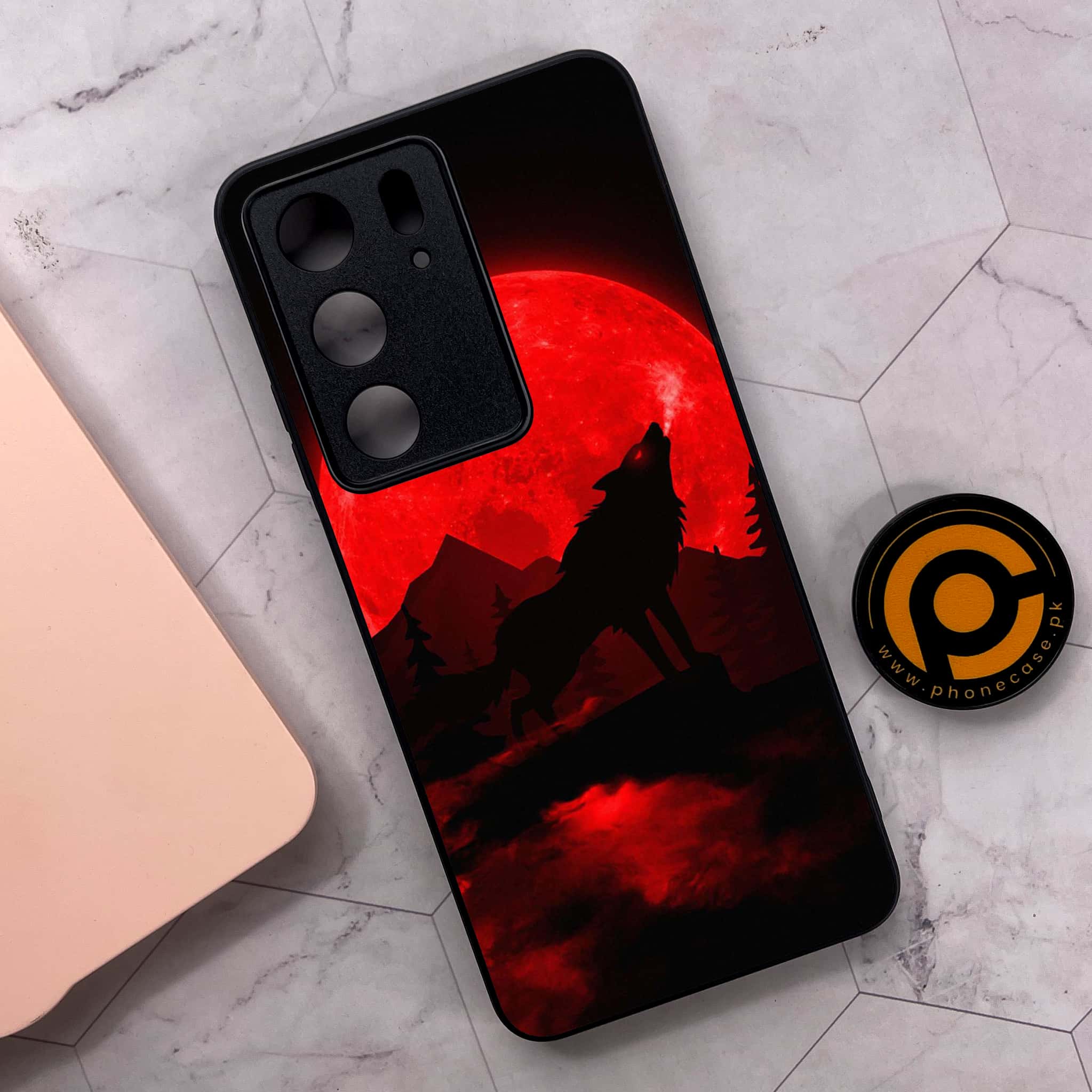 Realme C75x 4G - Wolf Series - Premium Metal Printed soft Bumper shock Proof Case