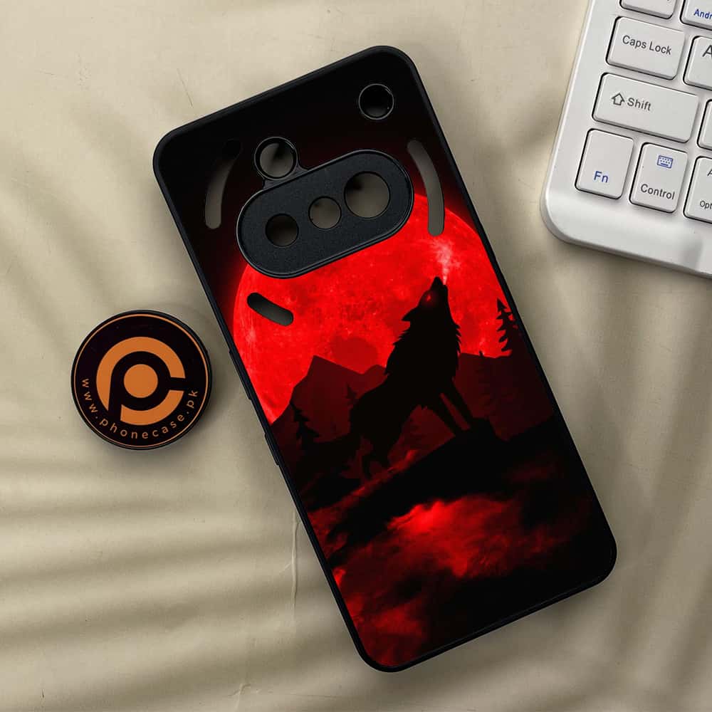 Nothing Phone 3a - Wolf Series - Premium Metal  Printed soft Bumper shock Proof Case