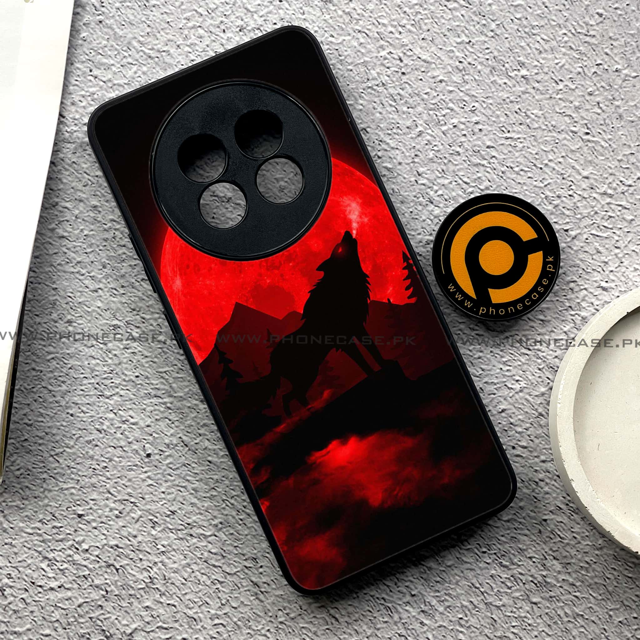 Realme 13 Pro Plus - Wolf Series - Premium Printed Glass soft Bumper shock Proof Case
