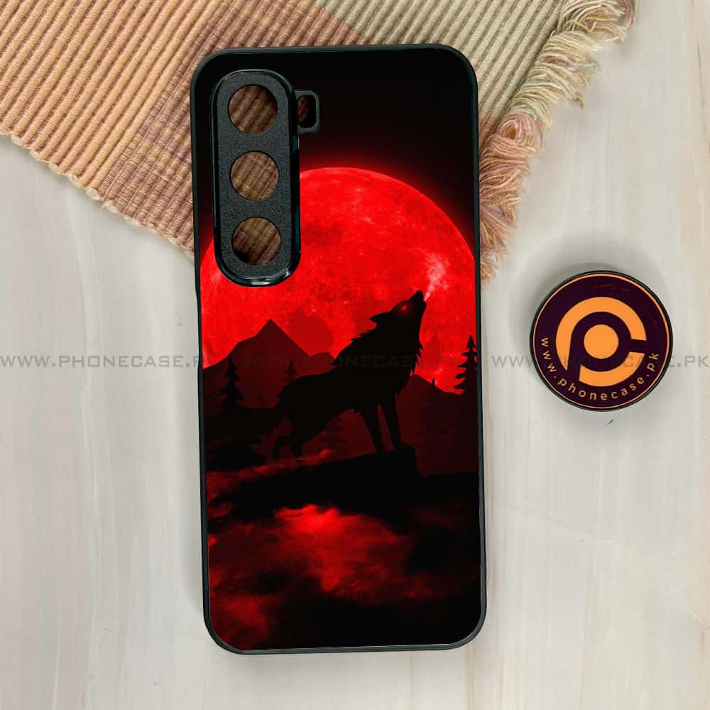 Infinix Hot 60i - Wolf Series - Premium Metal Printed soft Bumper shock Proof Case