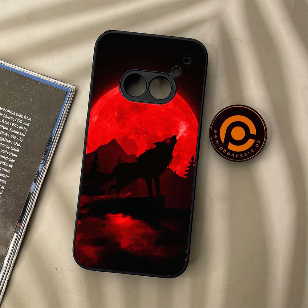 Nothing Phone (2a) - Wolf Series - Premium Metal Printed soft Bumper Shock Proof Case