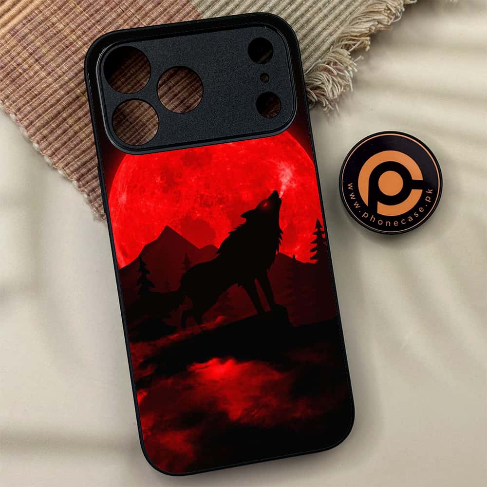 iPhone 17 Pro Max - Wolf Series - Premium Metal Printed soft Bumper shock Proof Case