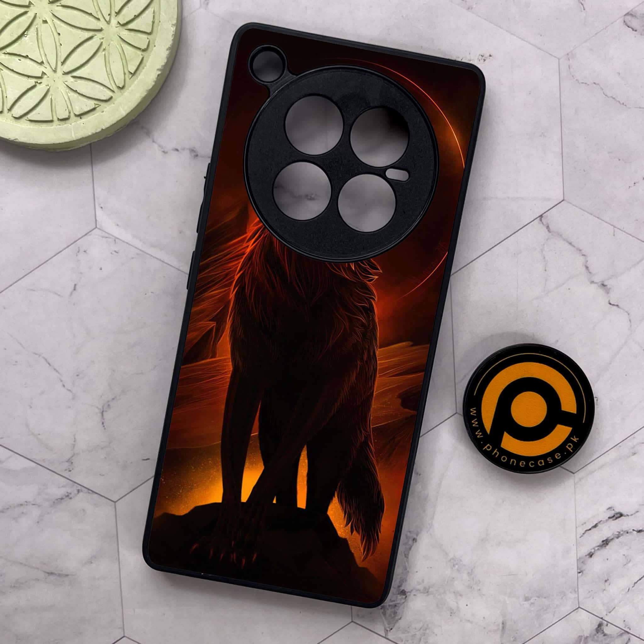 Infinix Zero 40 5G - Wolf Series - Premium Metal Printed soft Bumper shock Proof Case