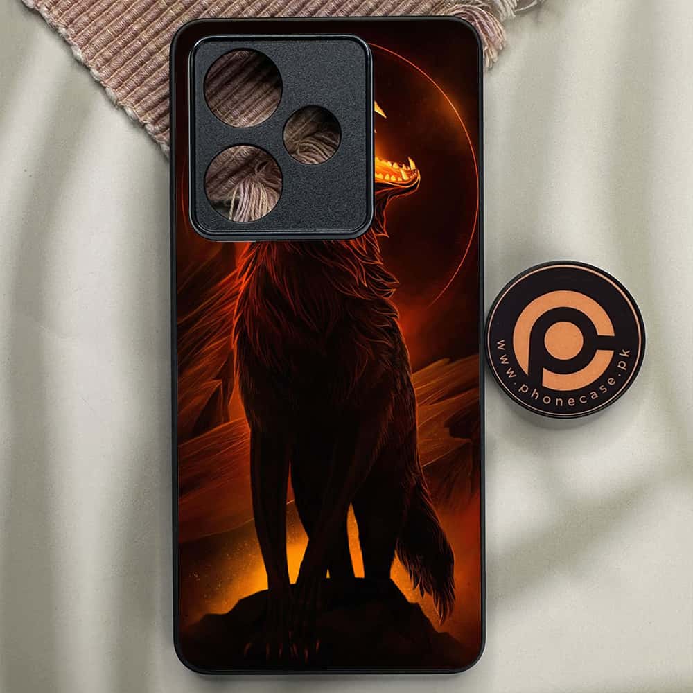 Realme GT 7 - Wolf Series - Premium Metal Printed soft Bumper shock Proof Case
