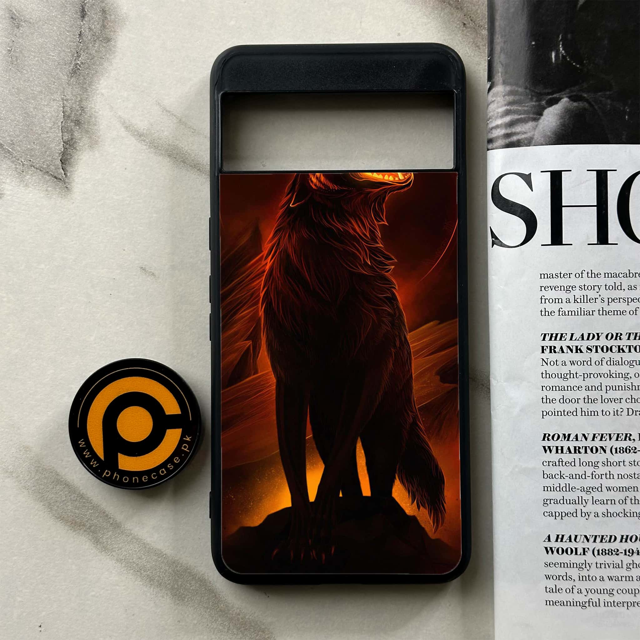 Google Pixel 8a - Wolf Series - Premium Printed soft Bumper Shock Proof Case