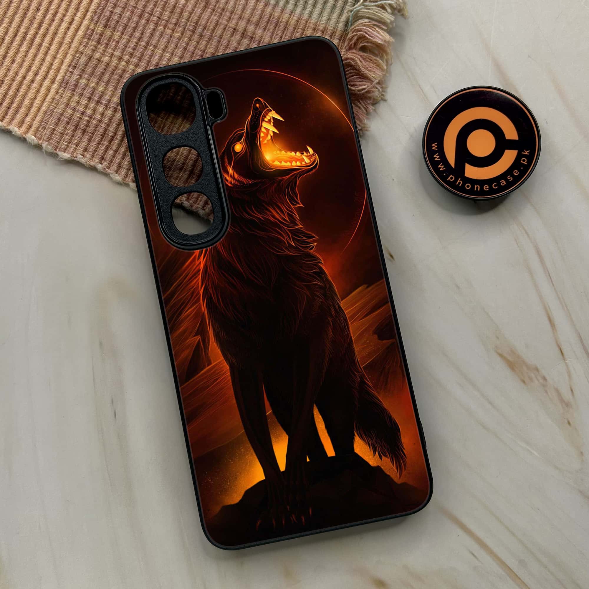 Vivo Y400 - Wolf Series - Premium Metal Printed soft Bumper shock Proof Case