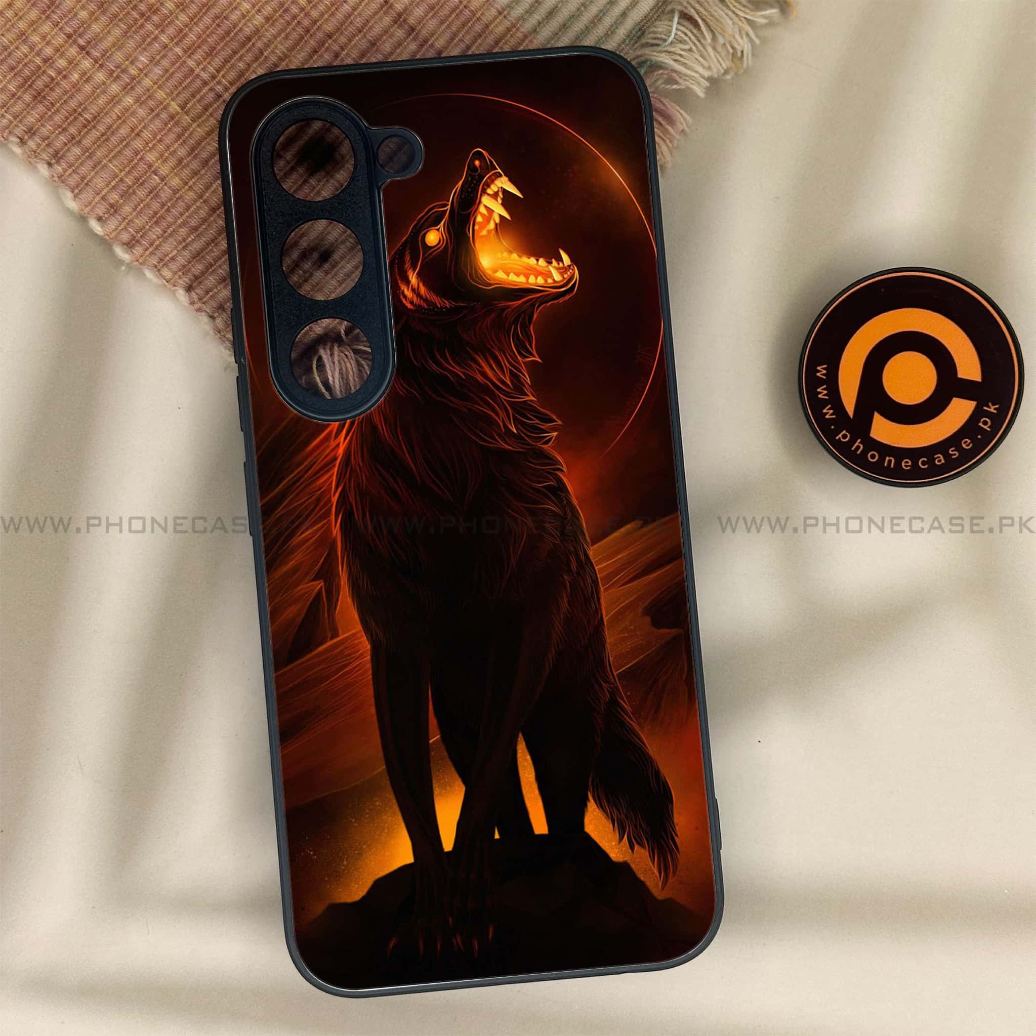 Tecno Spark 40 Pro - Wolf Series - Premium Metal Printed soft Bumper shock Proof Case