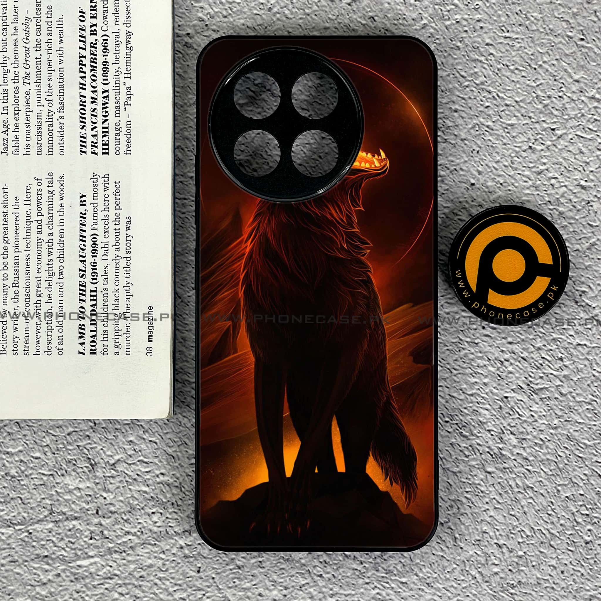OnePlus Ace 5 - Wolf Series - Premium Metal Printed soft Bumper shock Proof Case