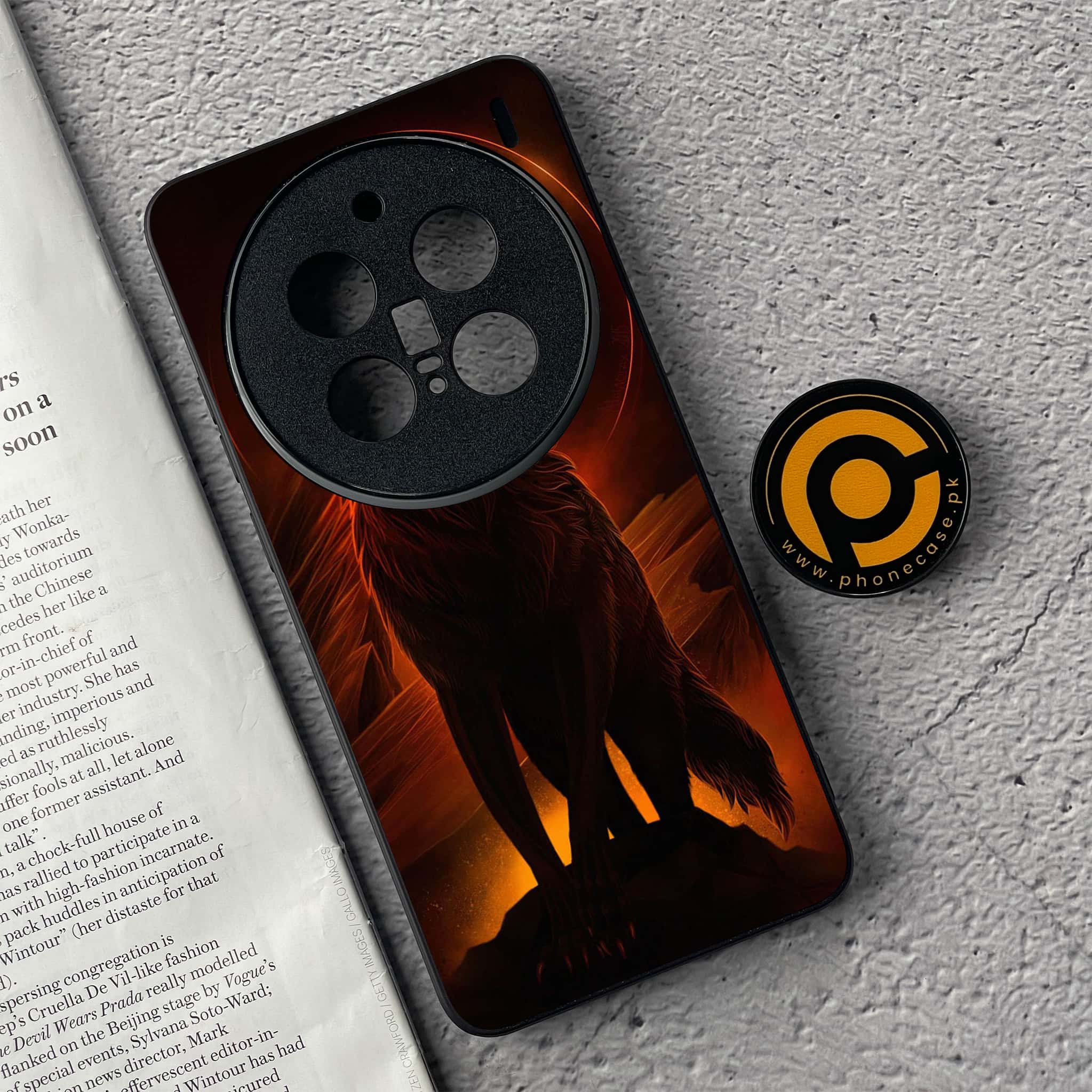 Vivo X200 Pro - Wolf Series - Premium Metal  Printed soft Bumper shock Proof Case
