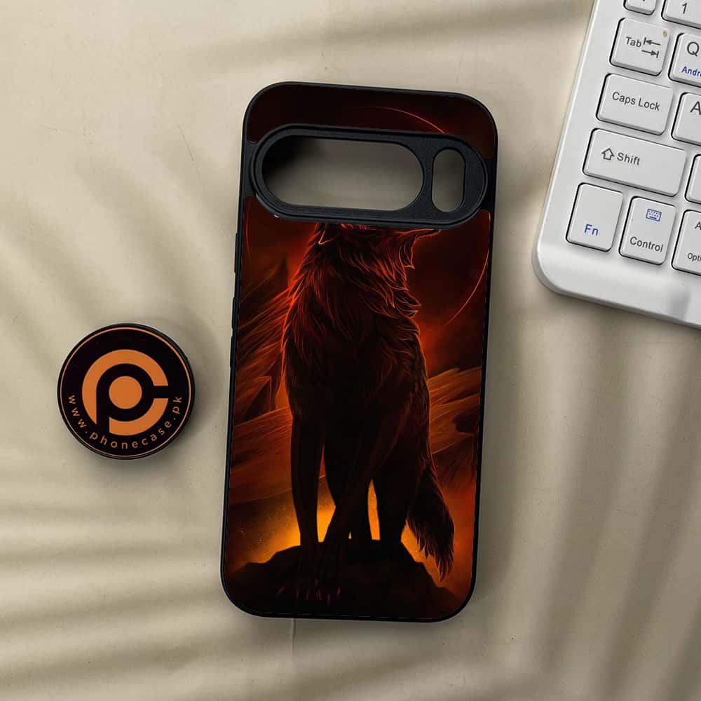 Google Pixel 10  - Wolf Series - Premium Metal Printed soft Bumper Shockof Case
