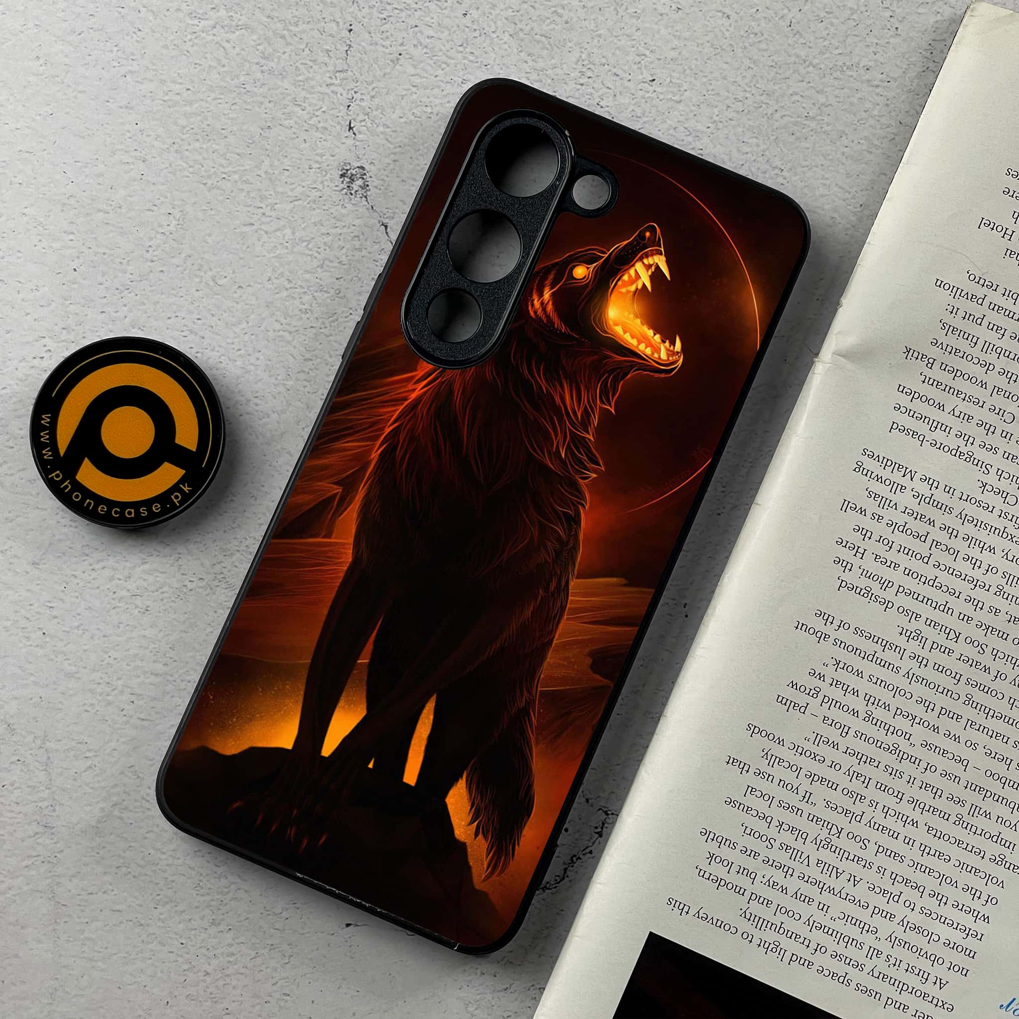 Vivo Y04 - Wolf Series - Premium Metal Printed Soft Bumper Shockproof Case