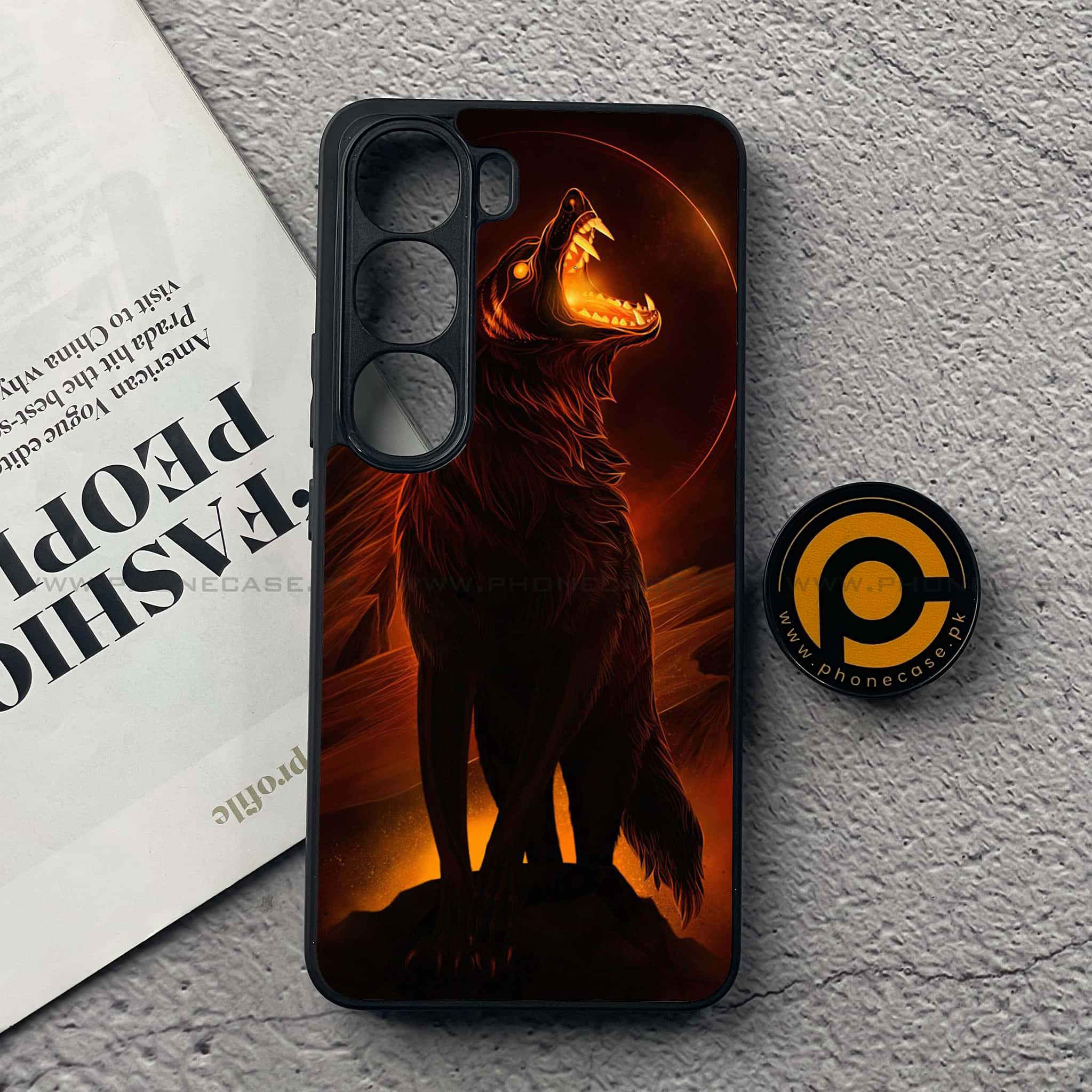 Vivo Y200 4G - Wolf Series - Premium Metal Printed soft Bumper Shock Proof Case