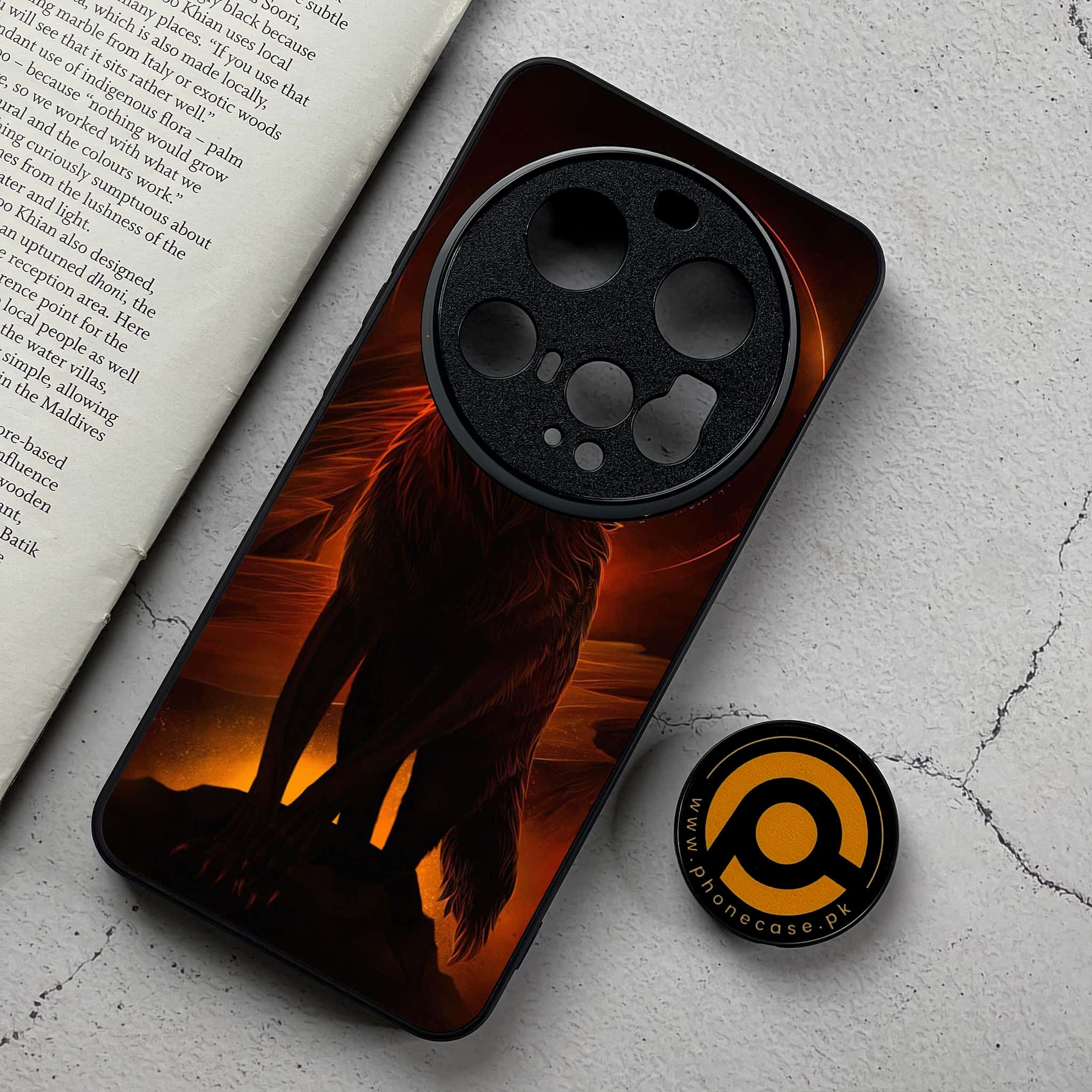 Xiaomi 15 Ultra - Wolf Series - Premium Metal Printed Soft Bumper Shockproof Case