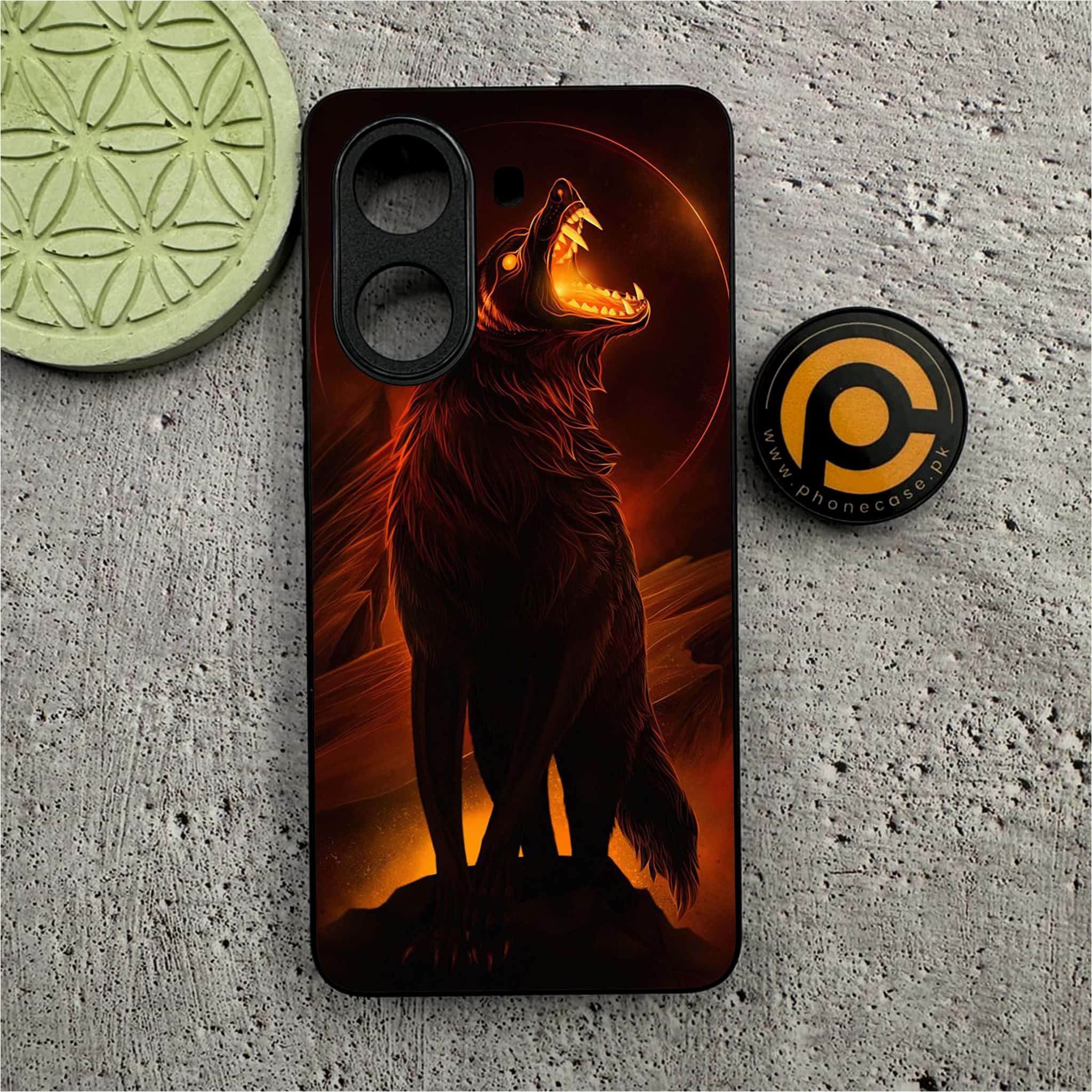 Xiaomi Redmi Turbo 4 - Wolf Series - Premium Metal Printed soft Bumper shock Proof Case