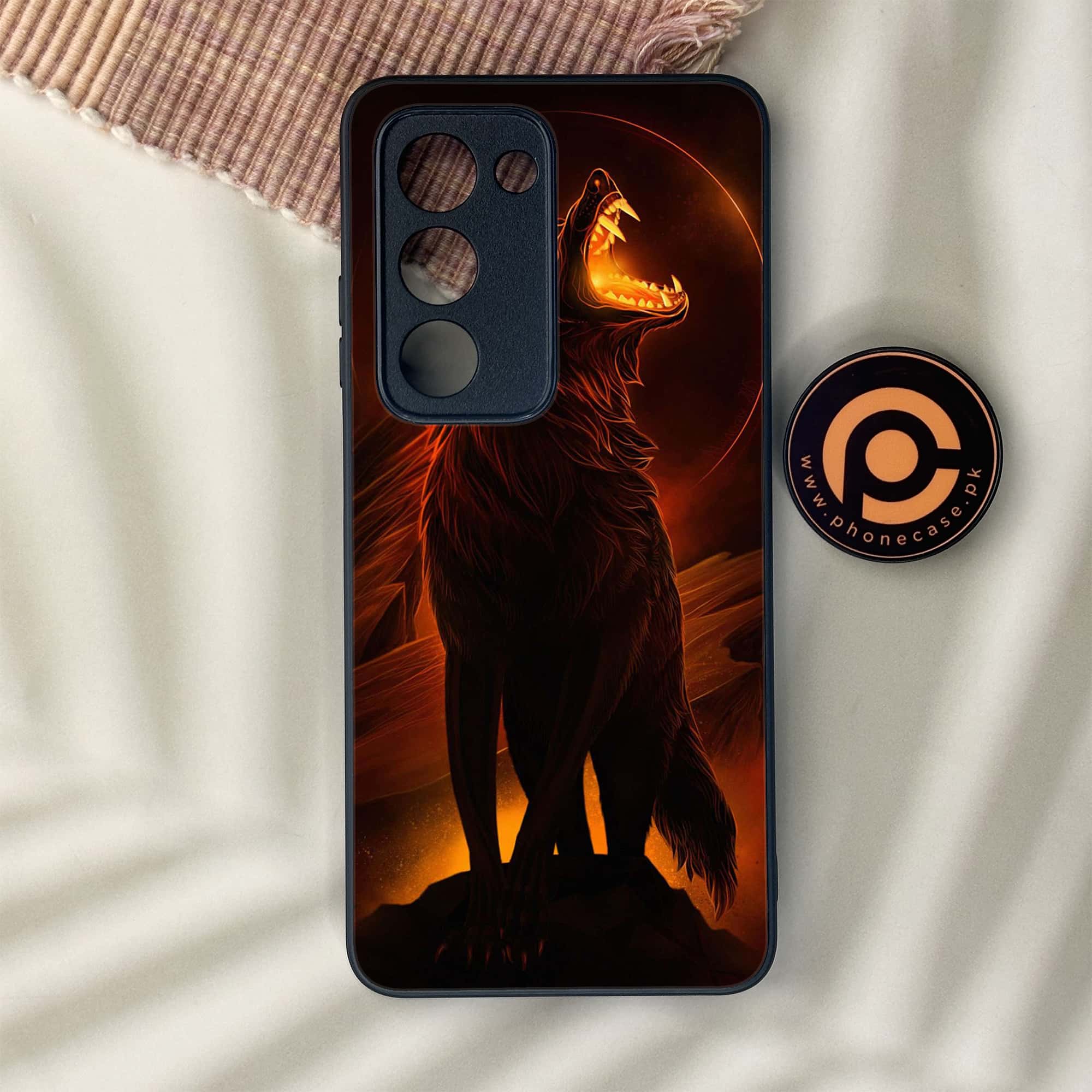 Oppo A5 2025 - Wolf Series - Premium Metal Printed soft Bumper shock Proof Case