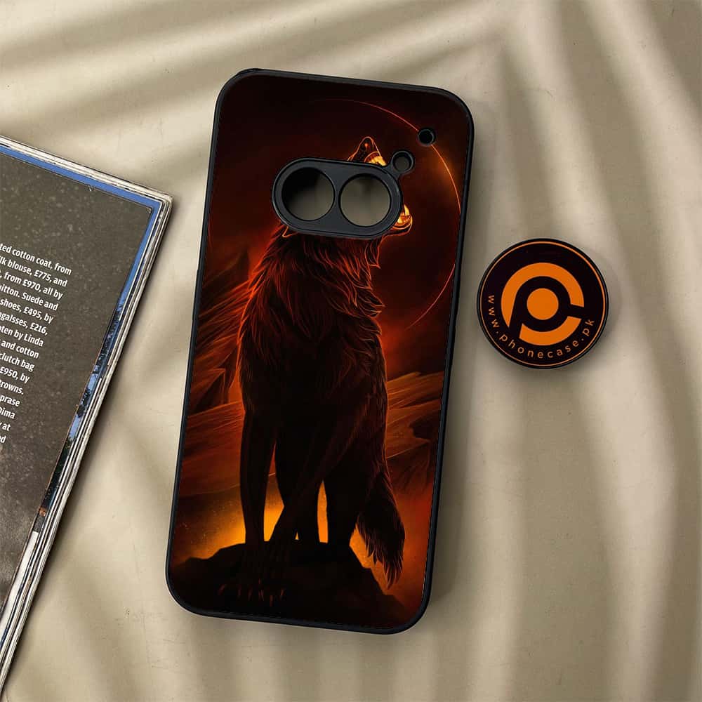 Nothing Phone (2a) - Wolf Series - Premium Metal Printed soft Bumper Shock Proof Case