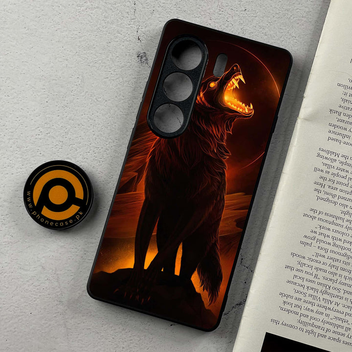 Tecno Camon 40 Pro - Wolf Design 6 - Premium Metal Printed Soft Bumper Shockproof Case CS-31536