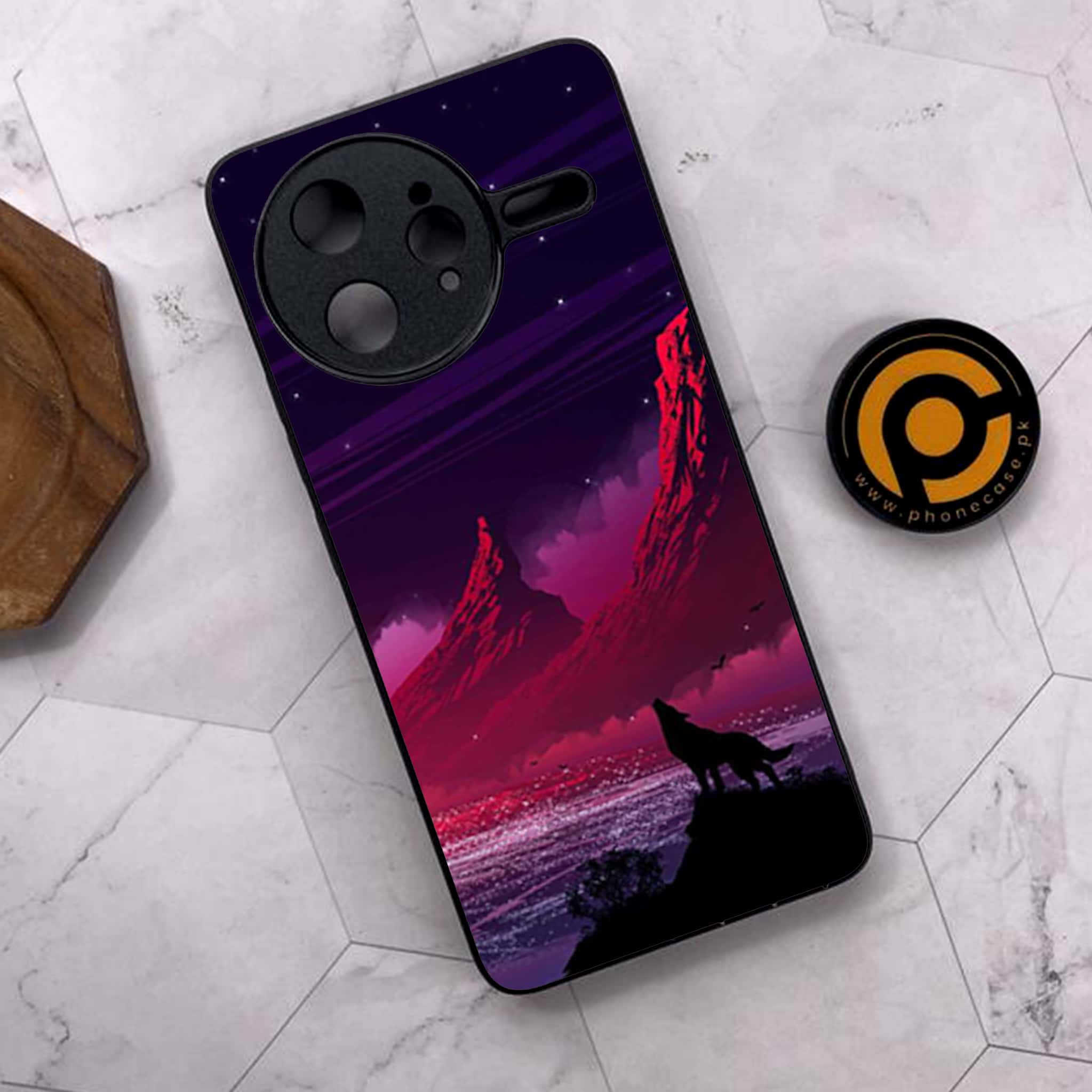 Xiaomi Poco F7 Ultra 5G - Wolf Series - Premium Metal Printed soft Bumper shock Proof Case