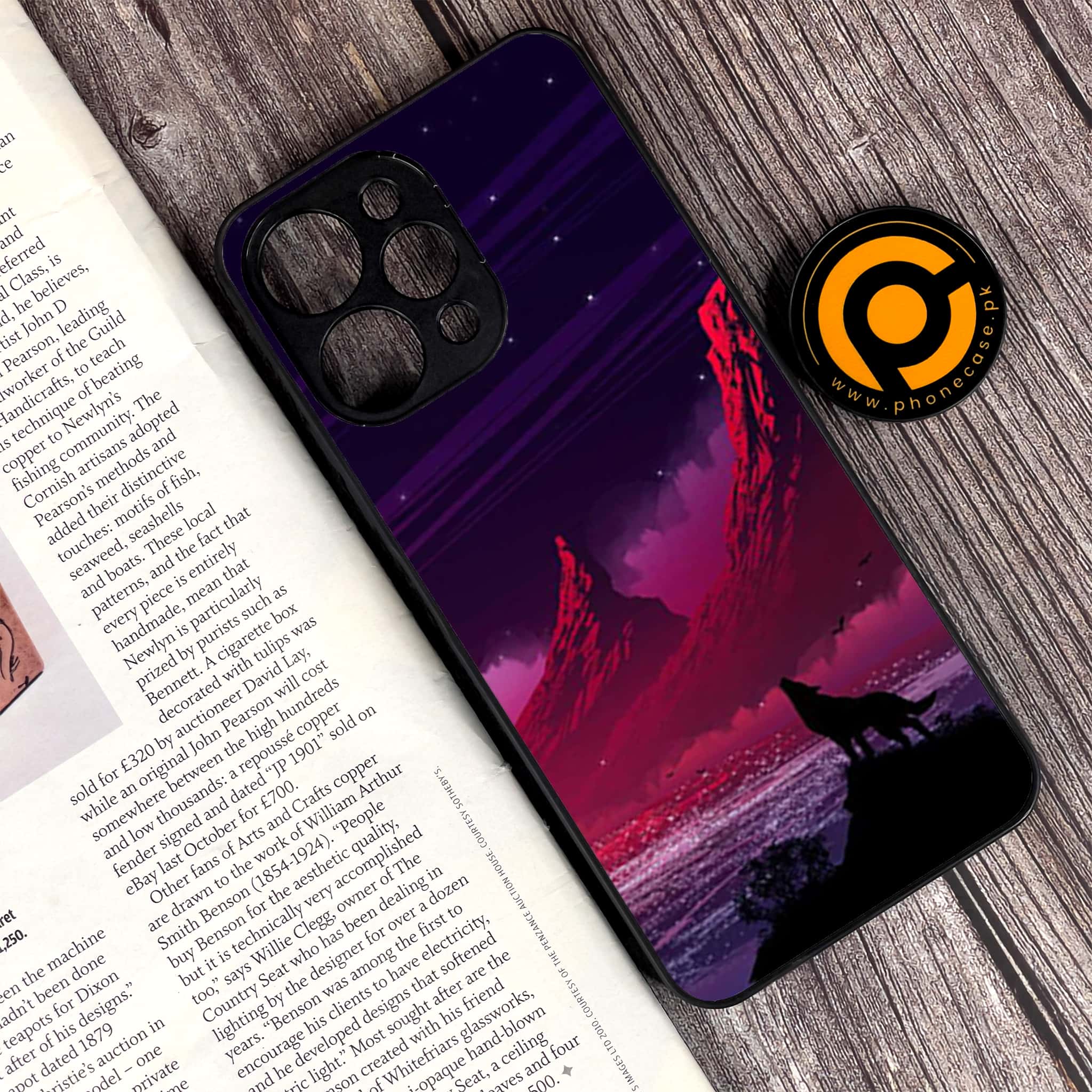 Xiaomi Redmi 12 - Wolf Series - Premium Printed Glass soft Bumper shock Proof Case