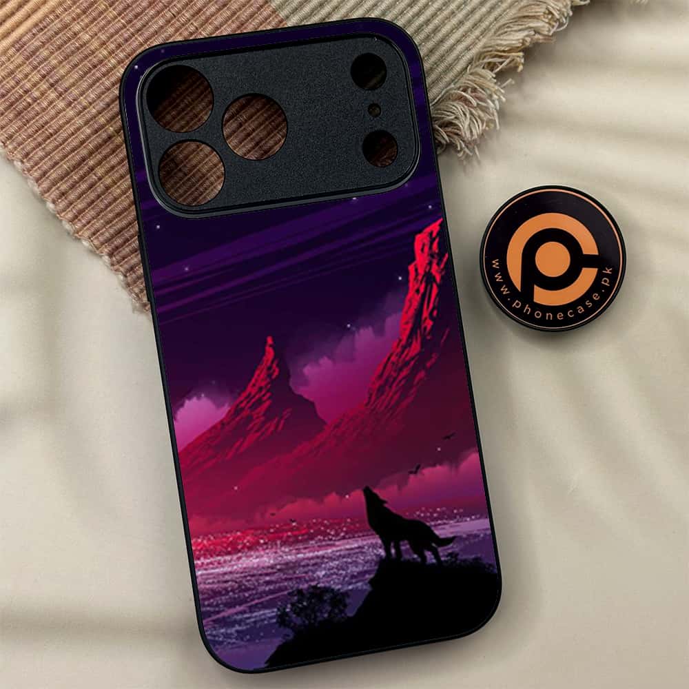 iPhone 17 Pro - Wolf Series - Premium Metal Printed soft Bumper shock Proof Case