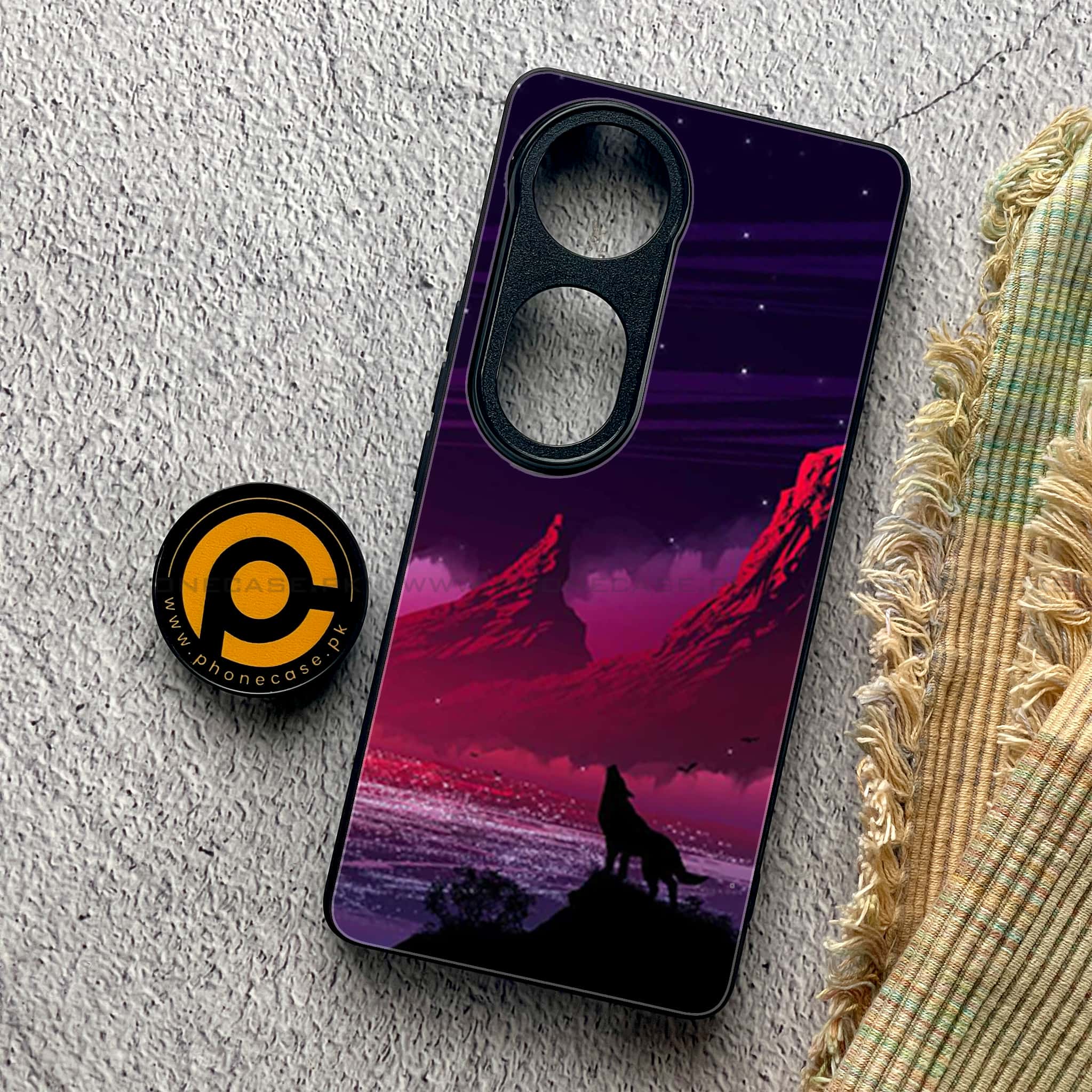 Vivo V40 Pro - Wolf Series - Premium Metal Printed soft Bumper shock Proof Case