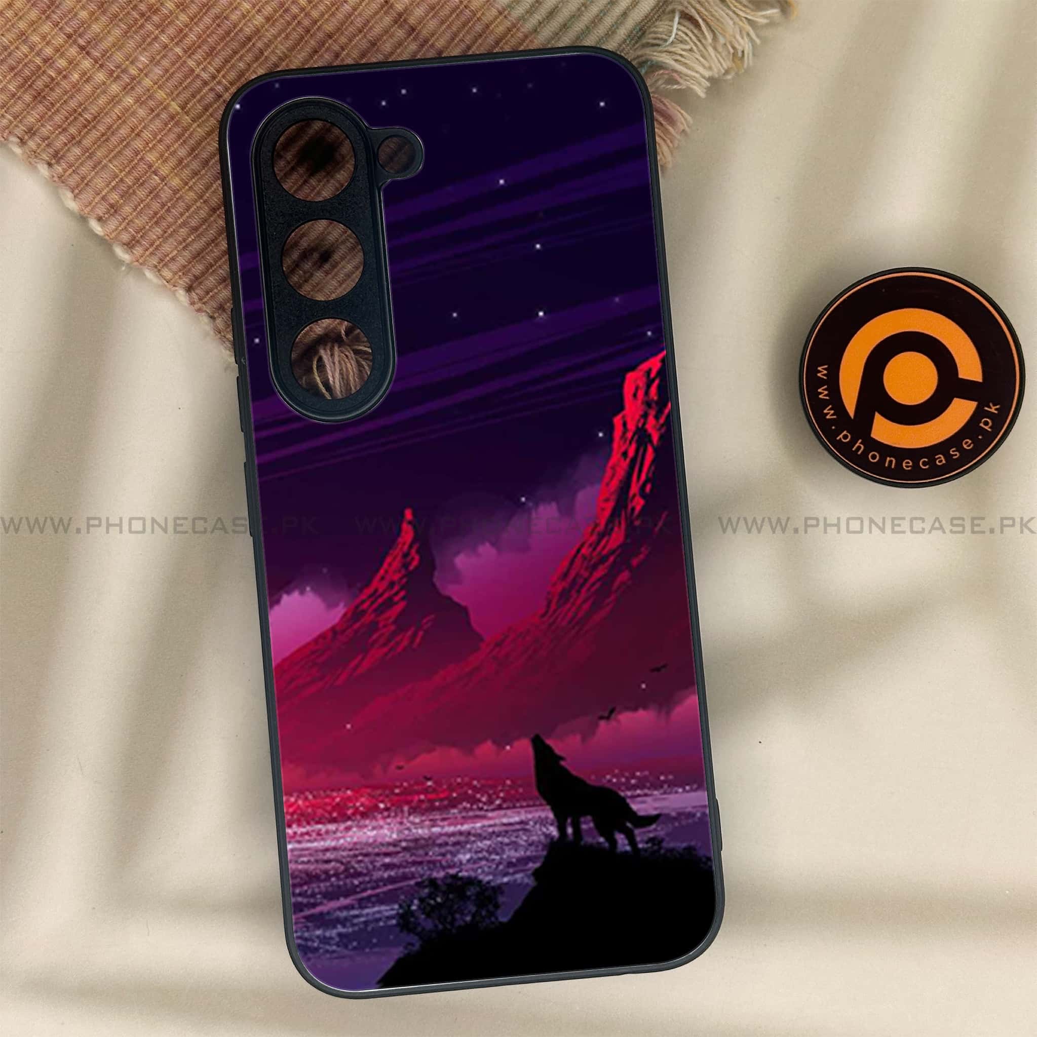Tecno Spark 40 Pro - Wolf Series - Premium Metal Printed soft Bumper shock Proof Case