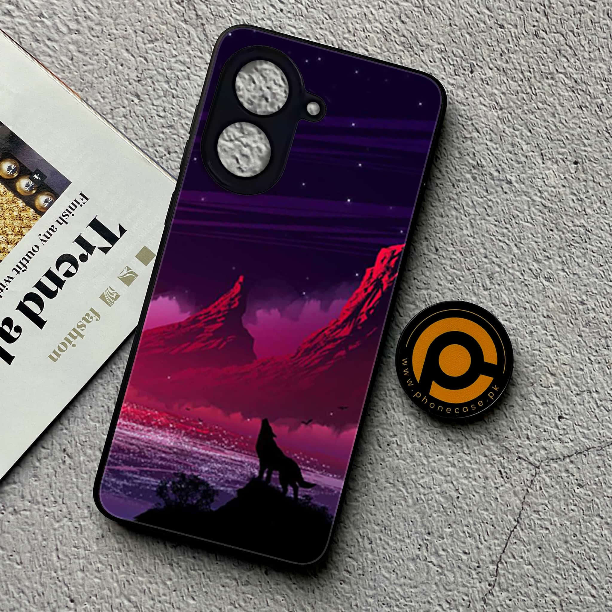 Xiaomi Redmi A5 - Wolf Series - Premium Metal Printed soft Bumper shock Proof Case
