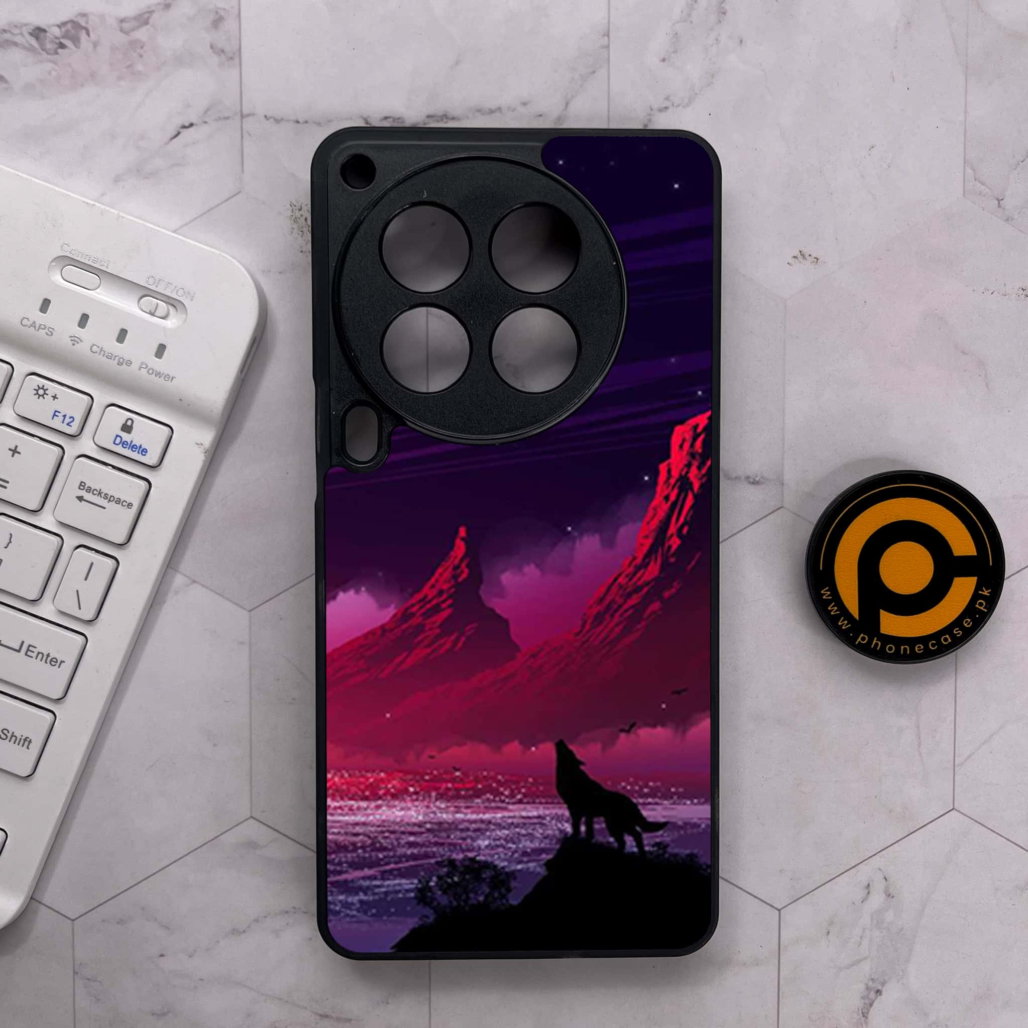 Tecno Camon 30 Premier - Wolf Series - Premium Metal Printed soft Bumper shock Proof Case