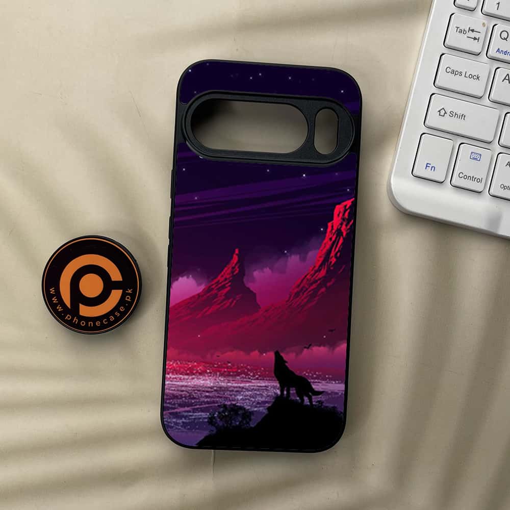 Google Pixel 10  - Wolf Series - Premium Metal Printed soft Bumper Shockof Case