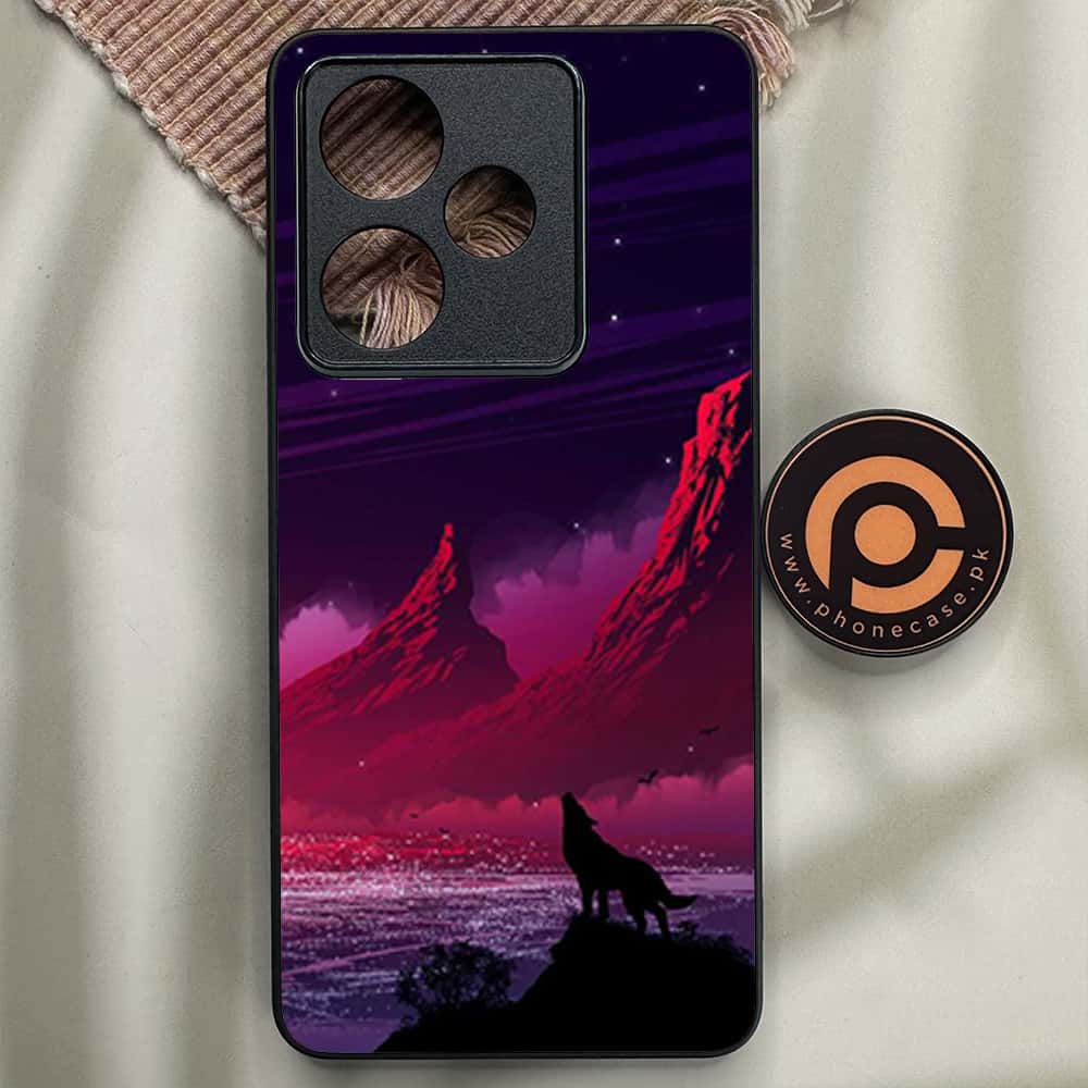 Realme GT 7 - Wolf Series - Premium Metal Printed soft Bumper shock Proof Case