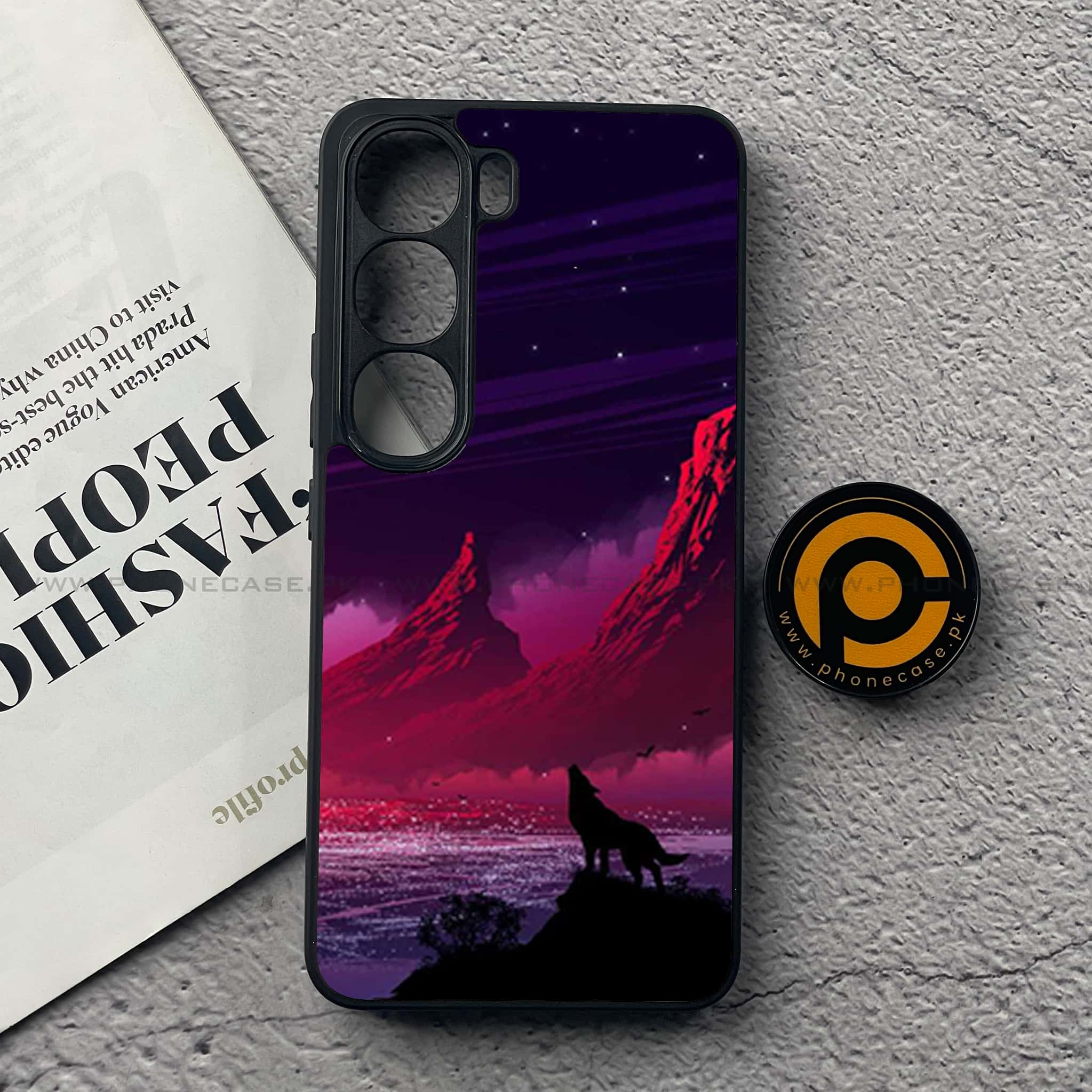 Vivo Y200 4G - Wolf Series - Premium Metal Printed soft Bumper Shock Proof Case