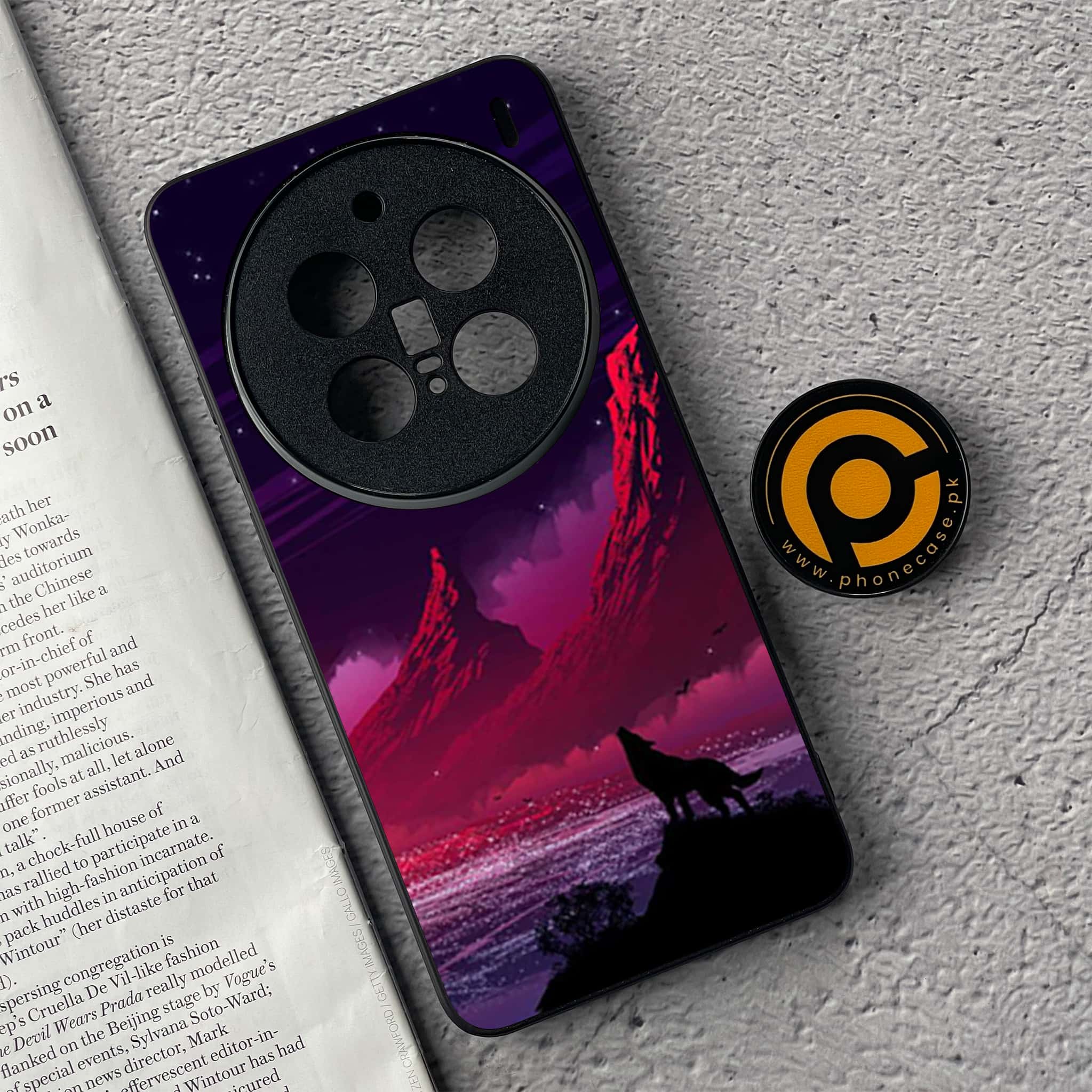 Vivo X200 Pro - Wolf Series - Premium Metal  Printed soft Bumper shock Proof Case