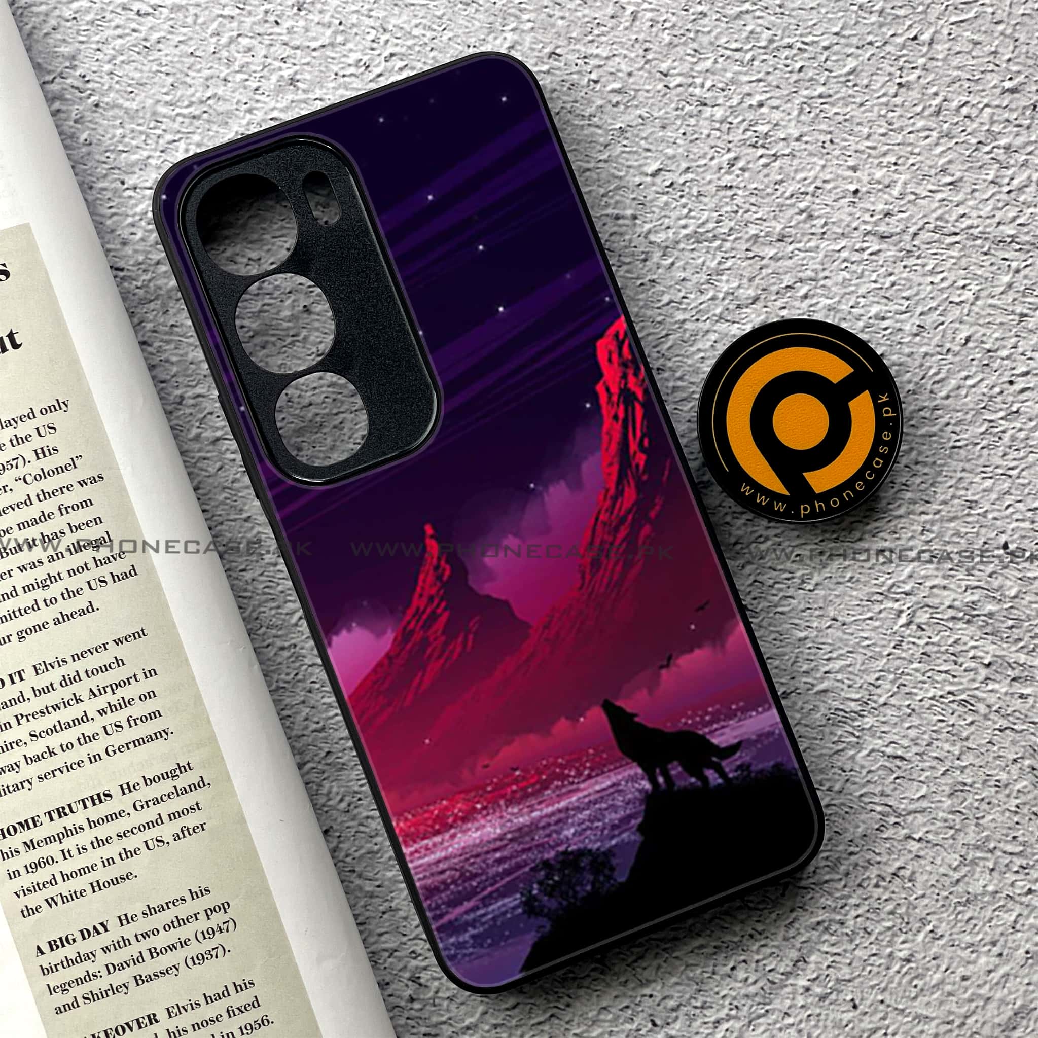 Vivo Y19s Pro - Wolf Series - Premium Metal Printed soft Bumper shock Proof Case