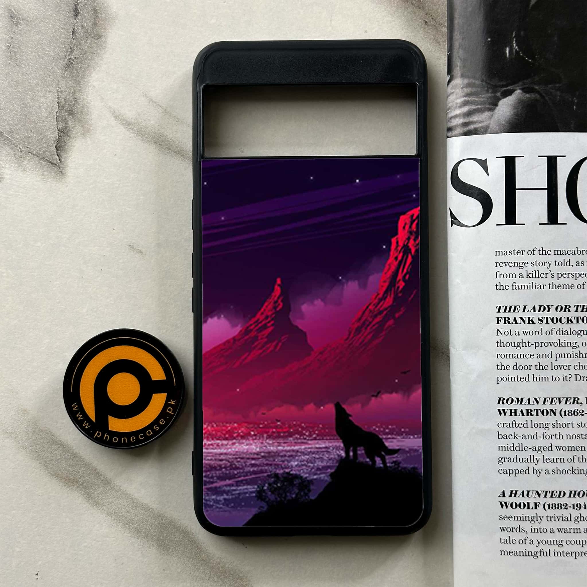 Google Pixel 8a - Wolf Series - Premium Printed soft Bumper Shock Proof Case