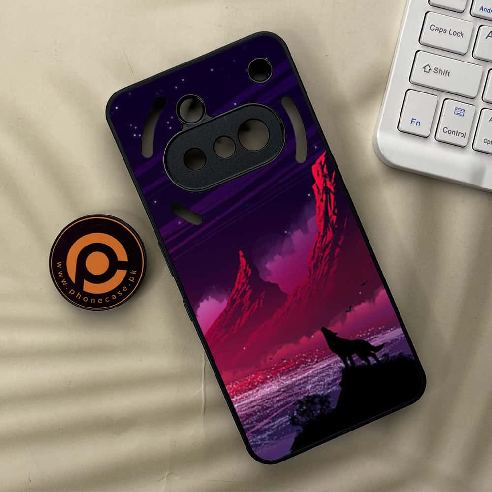 Nothing Phone 3a - Wolf Series - Premium Metal  Printed soft Bumper shock Proof Case