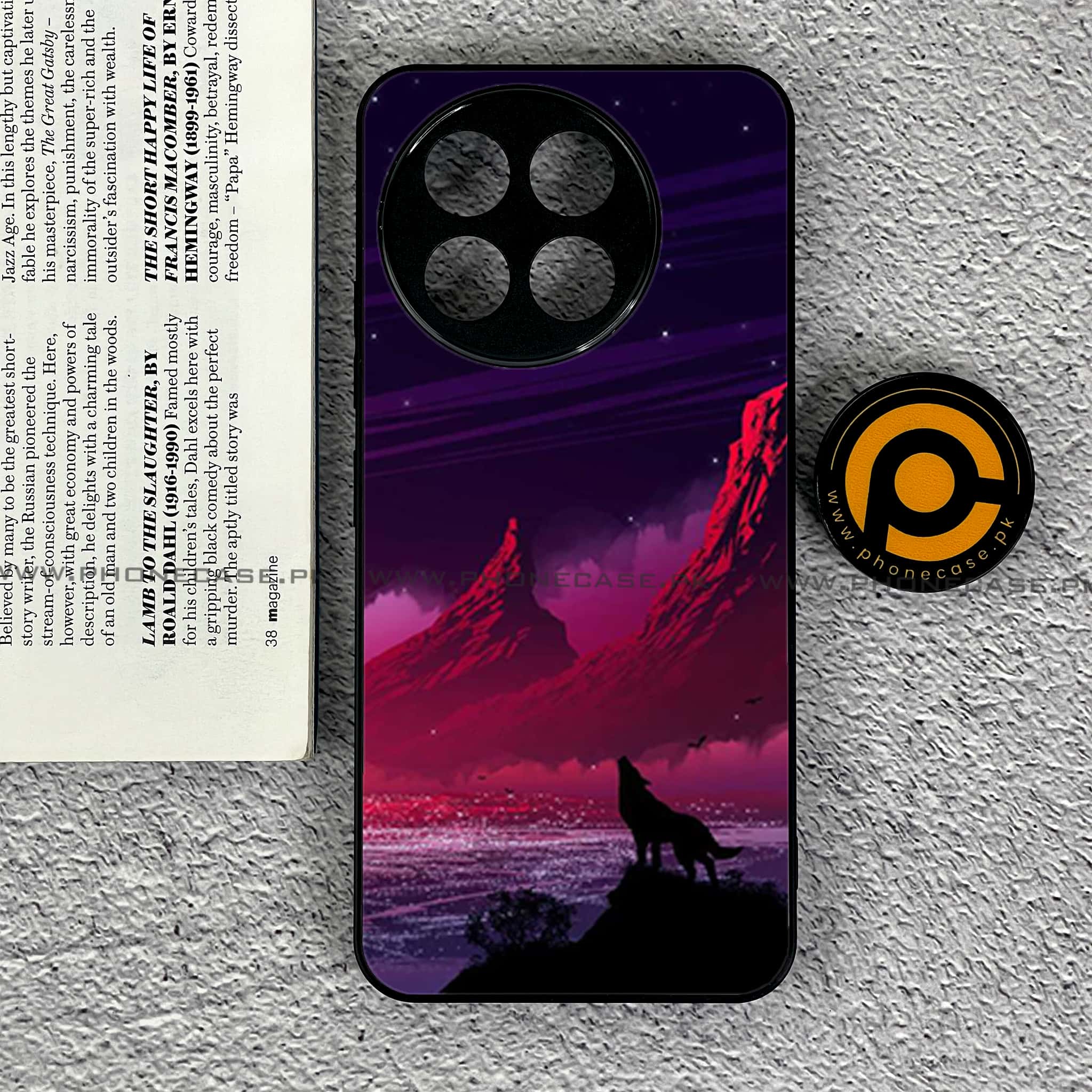 OnePlus Ace 5 - Wolf Series - Premium Metal Printed soft Bumper shock Proof Case
