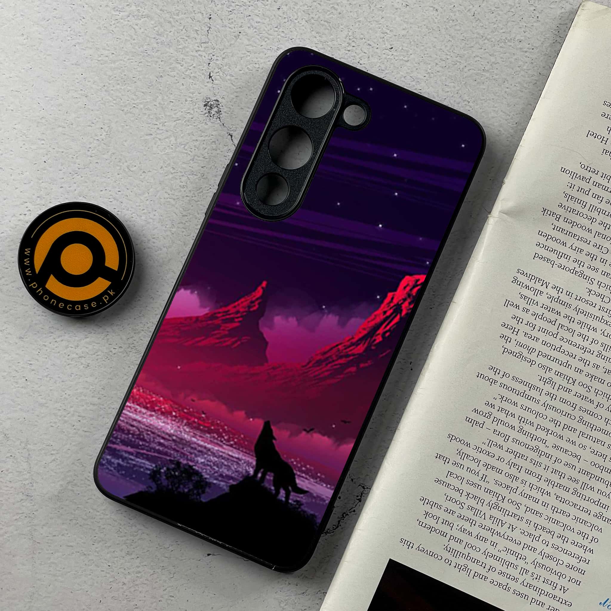 Vivo Y04 - Wolf Series - Premium Metal Printed Soft Bumper Shockproof Case
