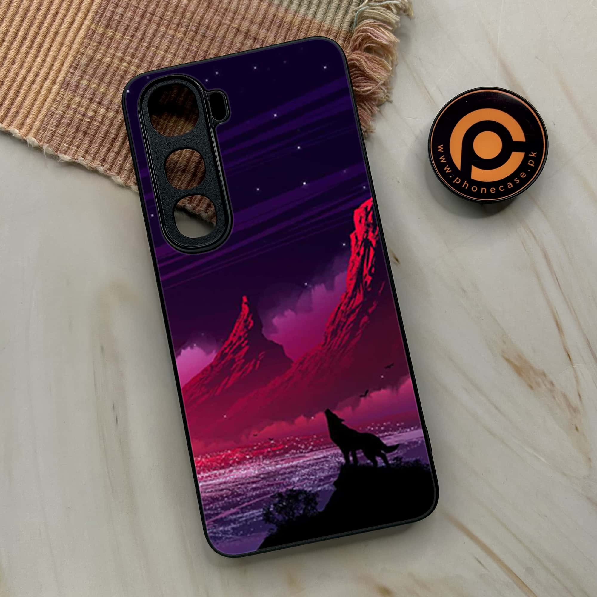 Vivo Y400 - Wolf Series - Premium Metal Printed soft Bumper shock Proof Case