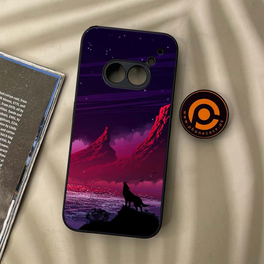 Nothing Phone (2a) - Wolf Series - Premium Metal Printed soft Bumper Shock Proof Case