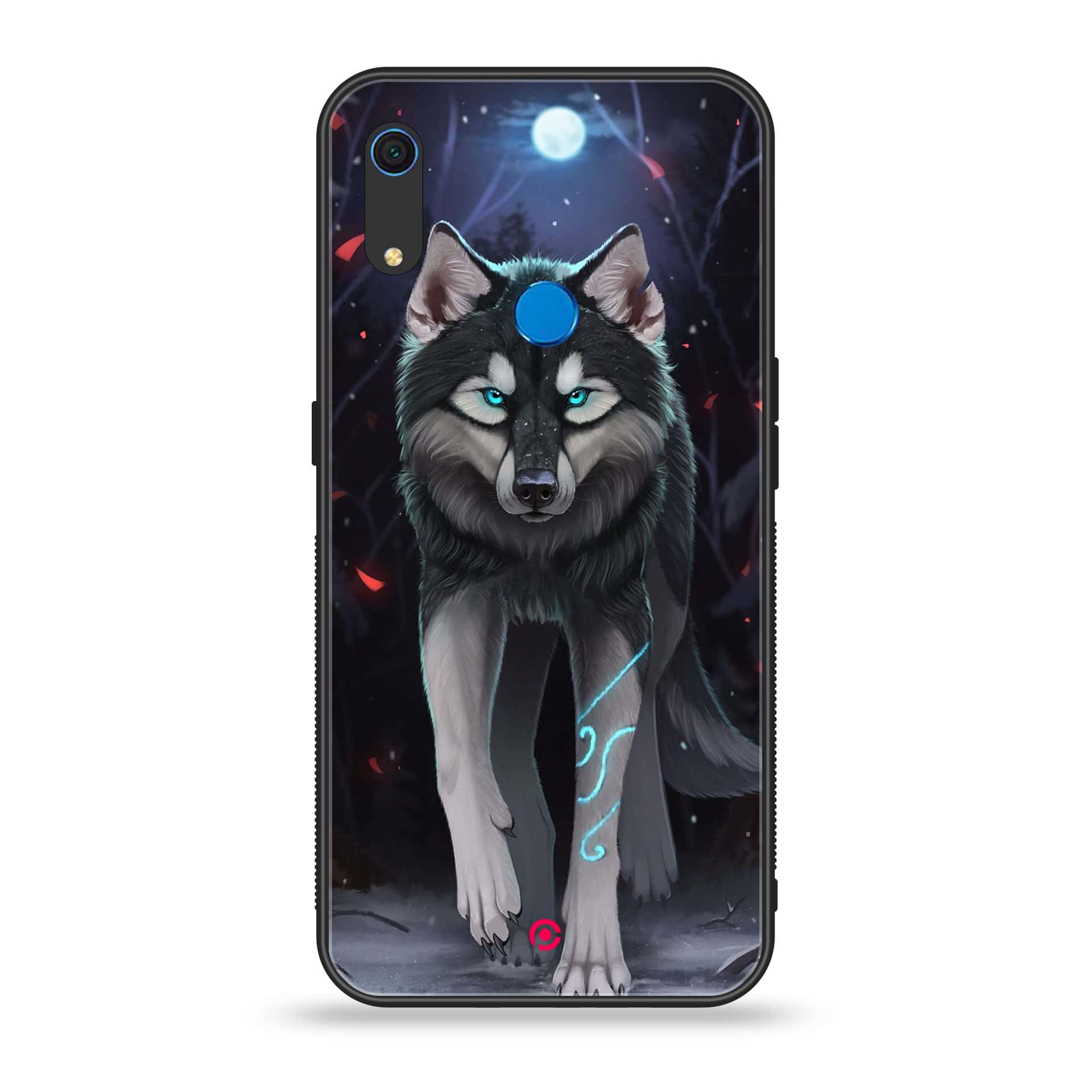 Huawei Y6s - Wolf Series - Premium Printed Metal soft Bumper shock Proof Case