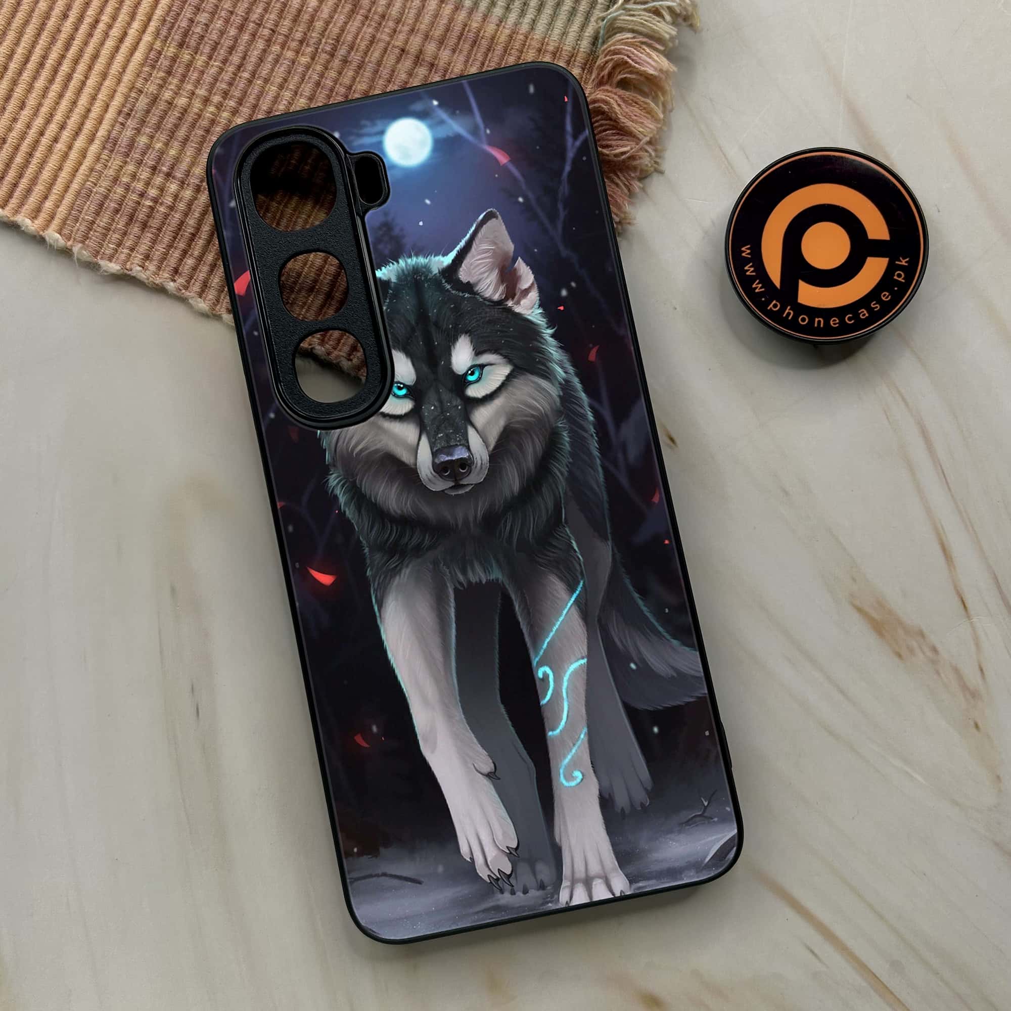 Vivo Y400 - Wolf Series - Premium Metal Printed soft Bumper shock Proof Case