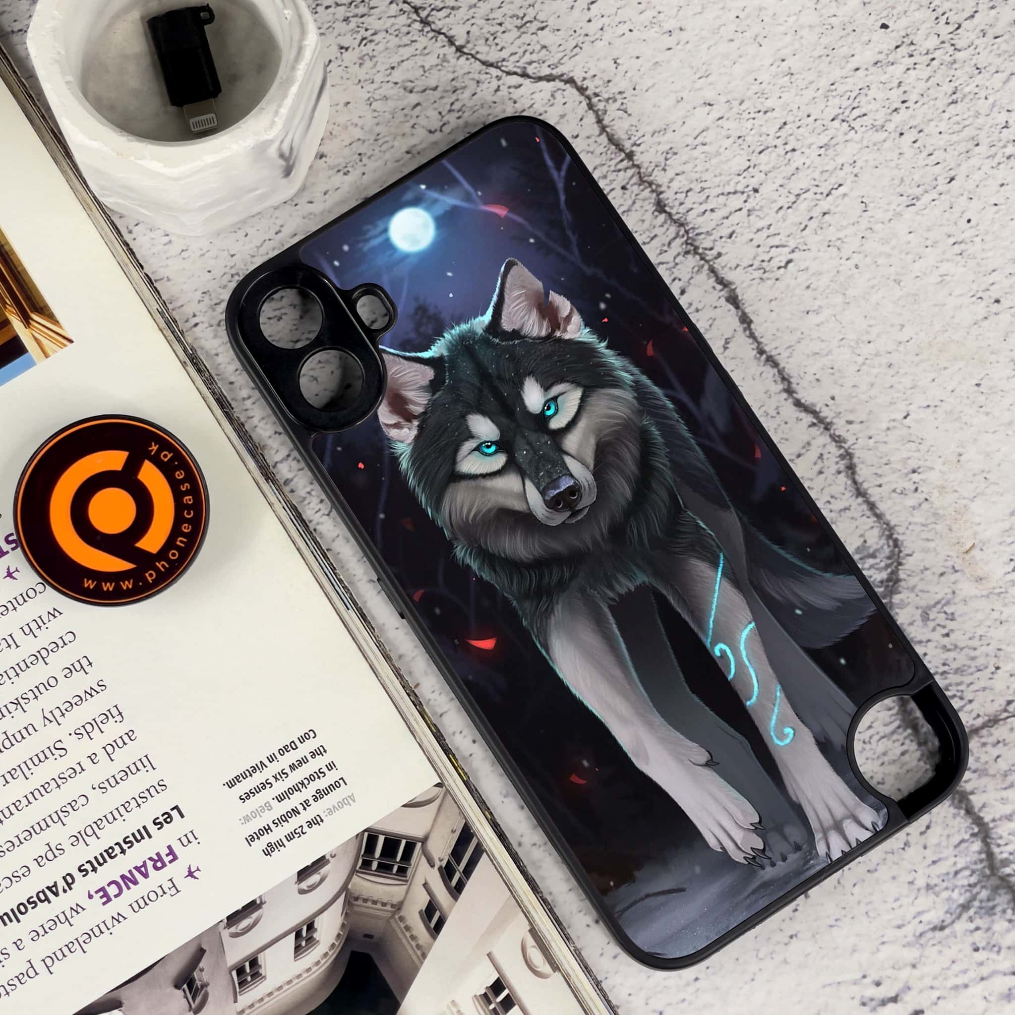 Nothing CMF Phone 1 - Wolf Series - Premium Metal Printed soft Bumper Shock Proof Case
