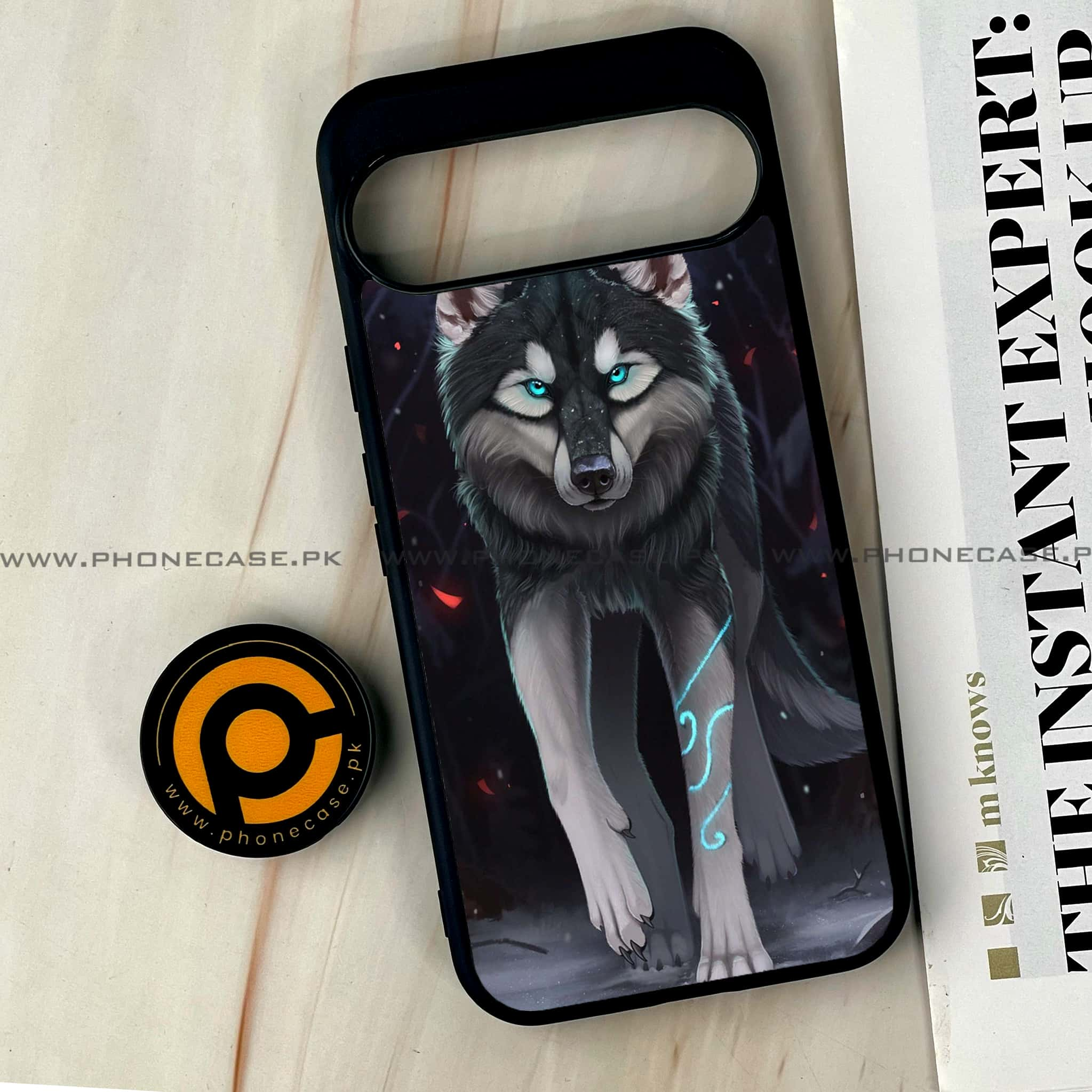 Google Pixel 9 Pro XL - Wolf Series - Premium Printed Glass soft Bumper shock Proof Case