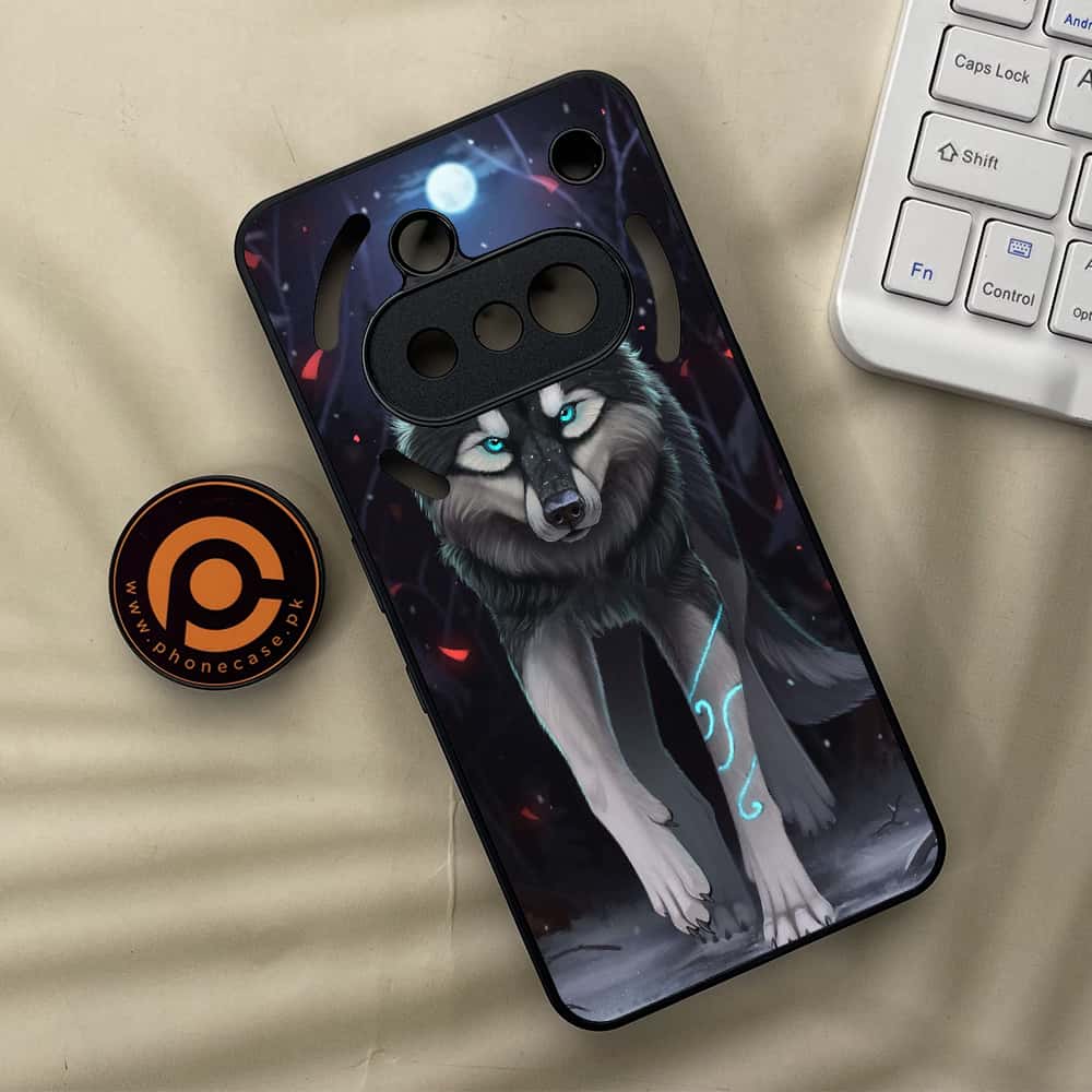Nothing Phone 3a - Wolf Series - Premium Metal  Printed soft Bumper shock Proof Case