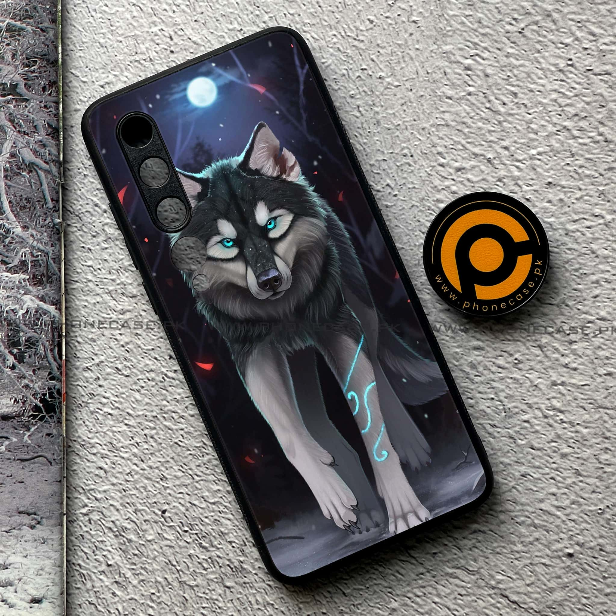 Xiaomi Mi 10 - Wolf Series - Premium Printed Glass soft Bumper shock Proof Case