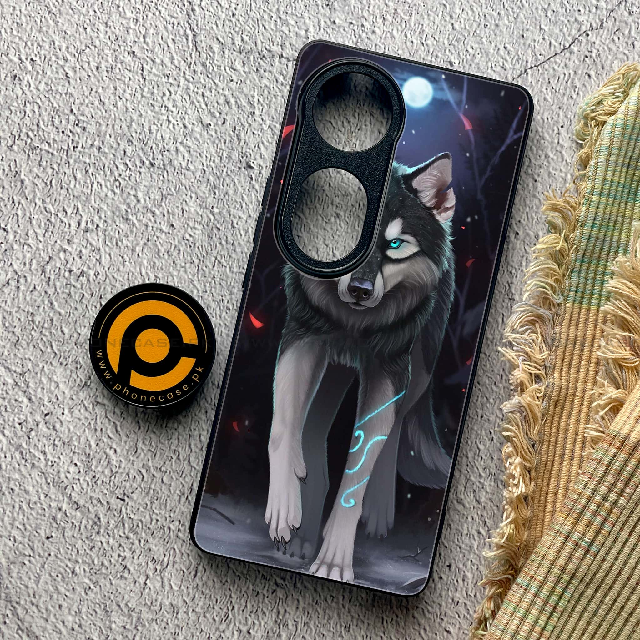 Vivo S19 Pro - Wolf Series - Premium Metal Printed soft Bumper shock Proof Case