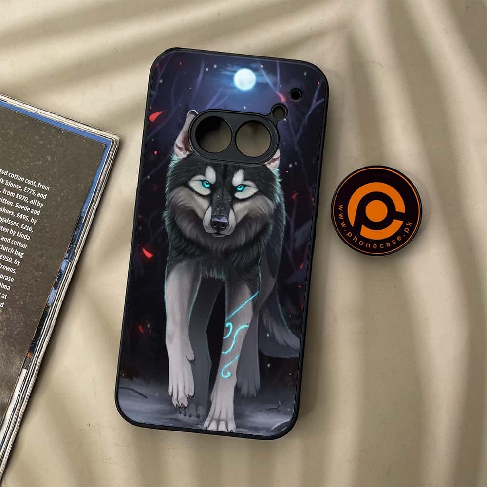 Nothing Phone (2a) - Wolf Series - Premium Metal Printed soft Bumper Shock Proof Case