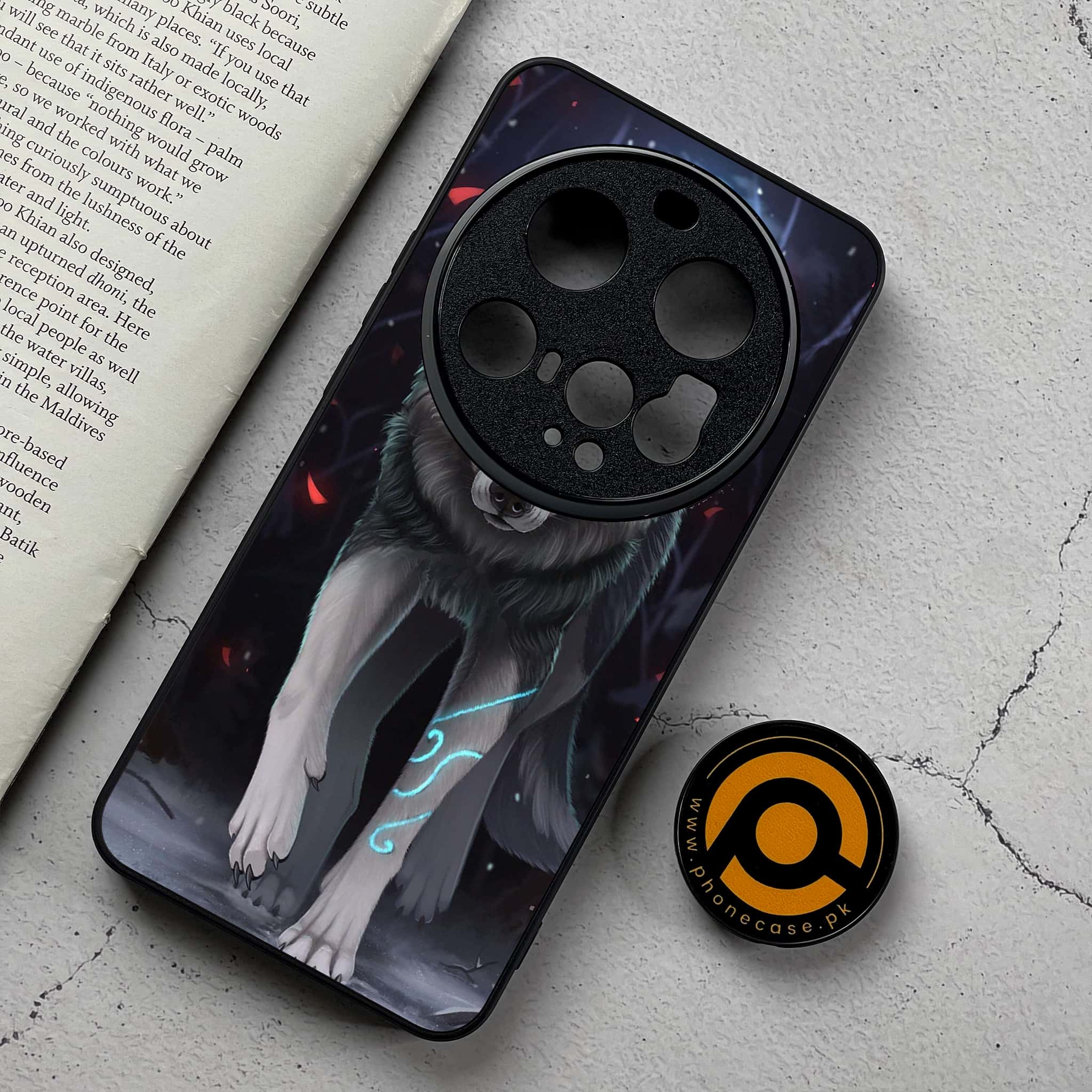 Xiaomi 15 Ultra - Wolf Series - Premium Metal Printed Soft Bumper Shockproof Case