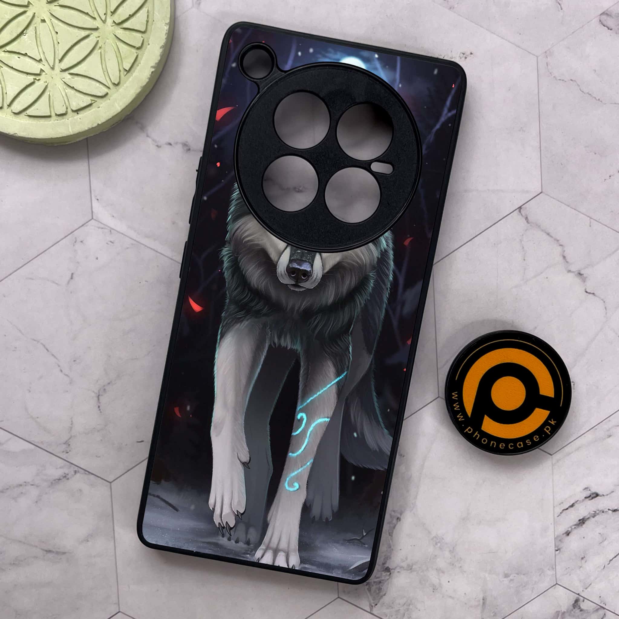Infinix Zero 40 5G - Wolf Series - Premium Metal Printed soft Bumper shock Proof Case