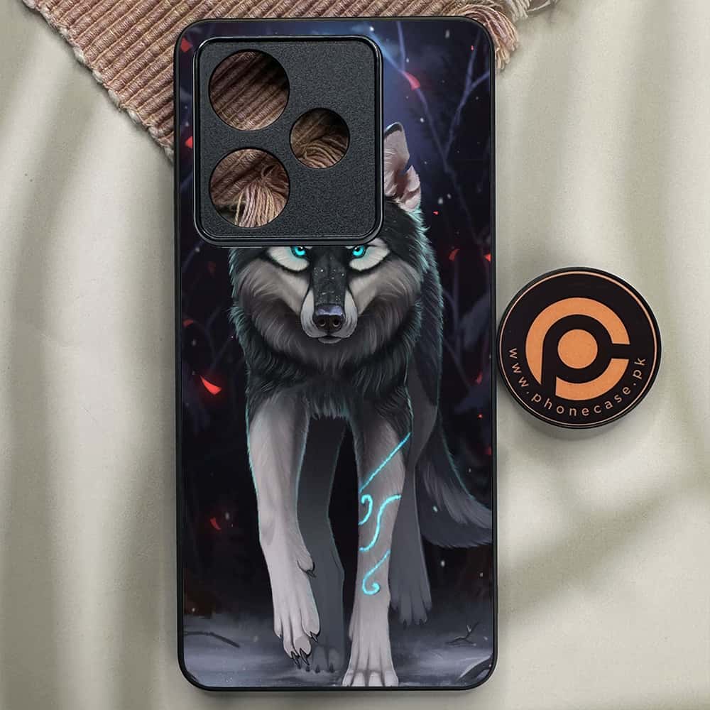 Realme GT 7T - Wolf Series - Premium Metal Printed soft Bumper shock Proof Case